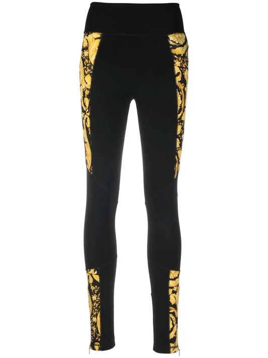 Barocco-print leggings