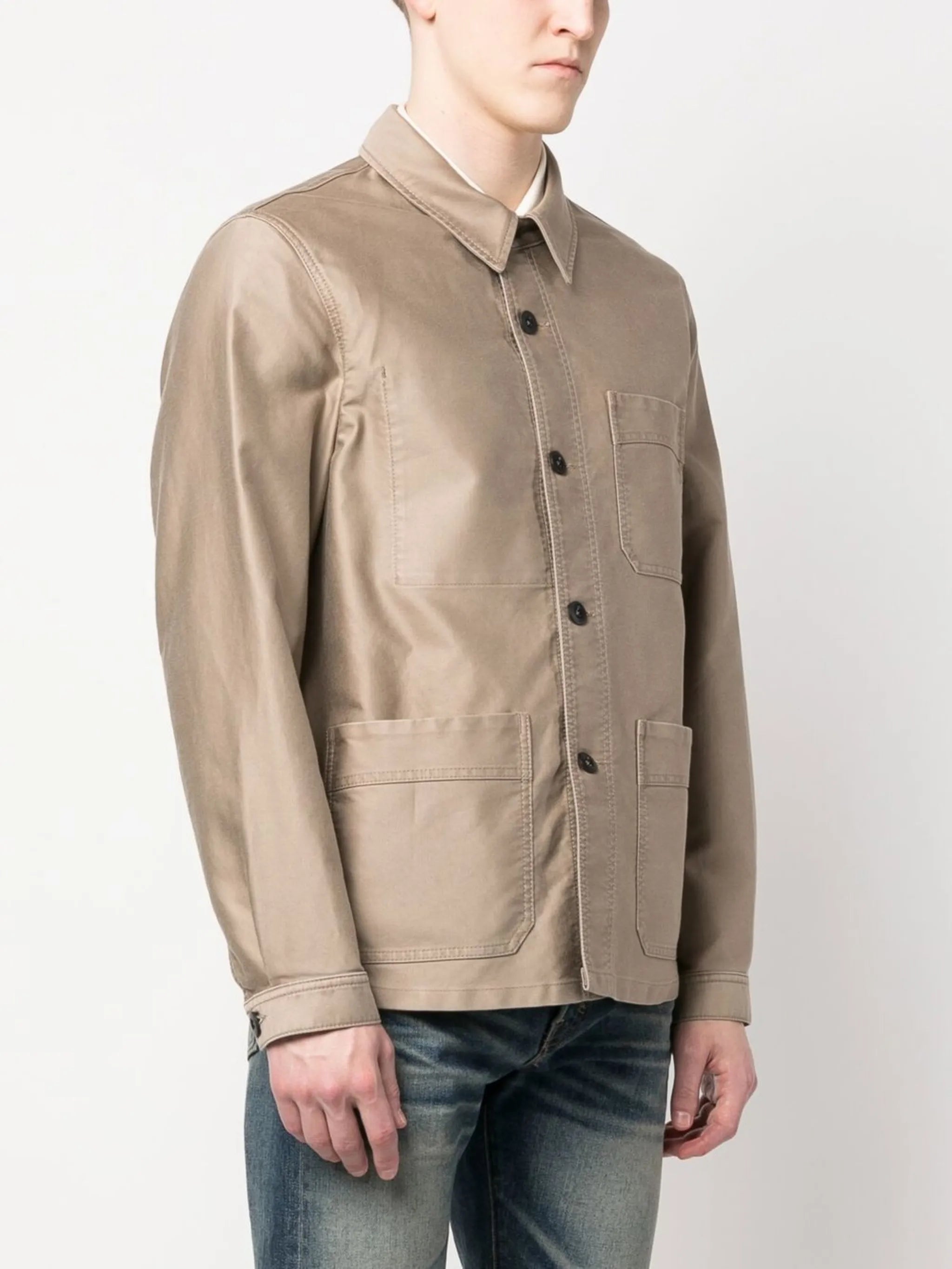 cotton shirt jacket