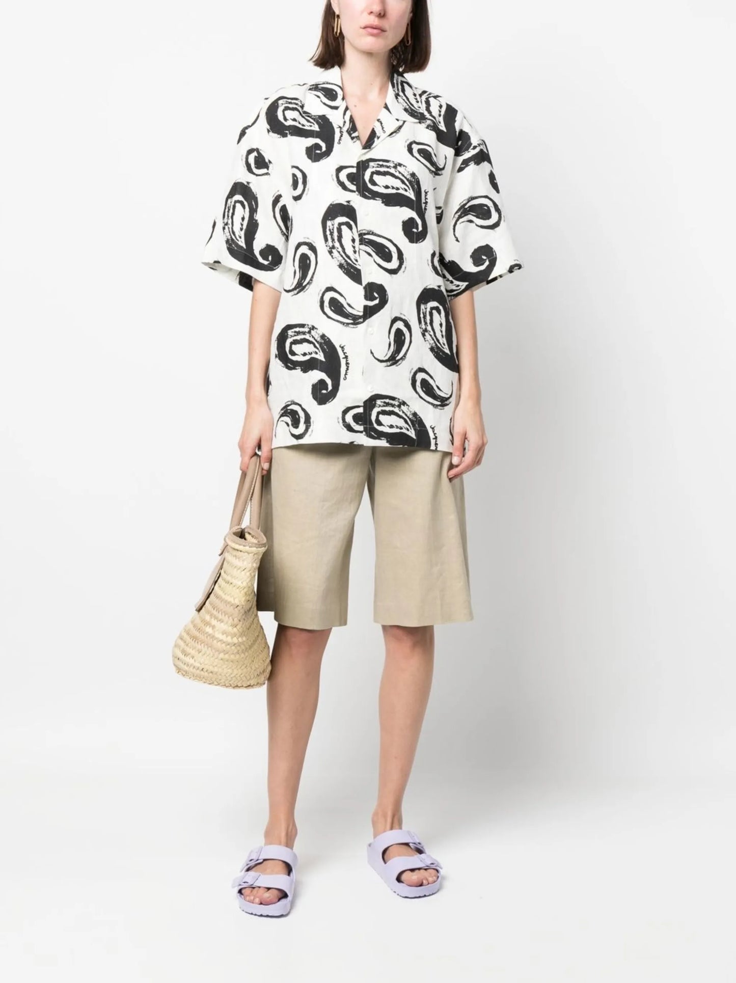 La Chemise Jean paisley-print shirt
