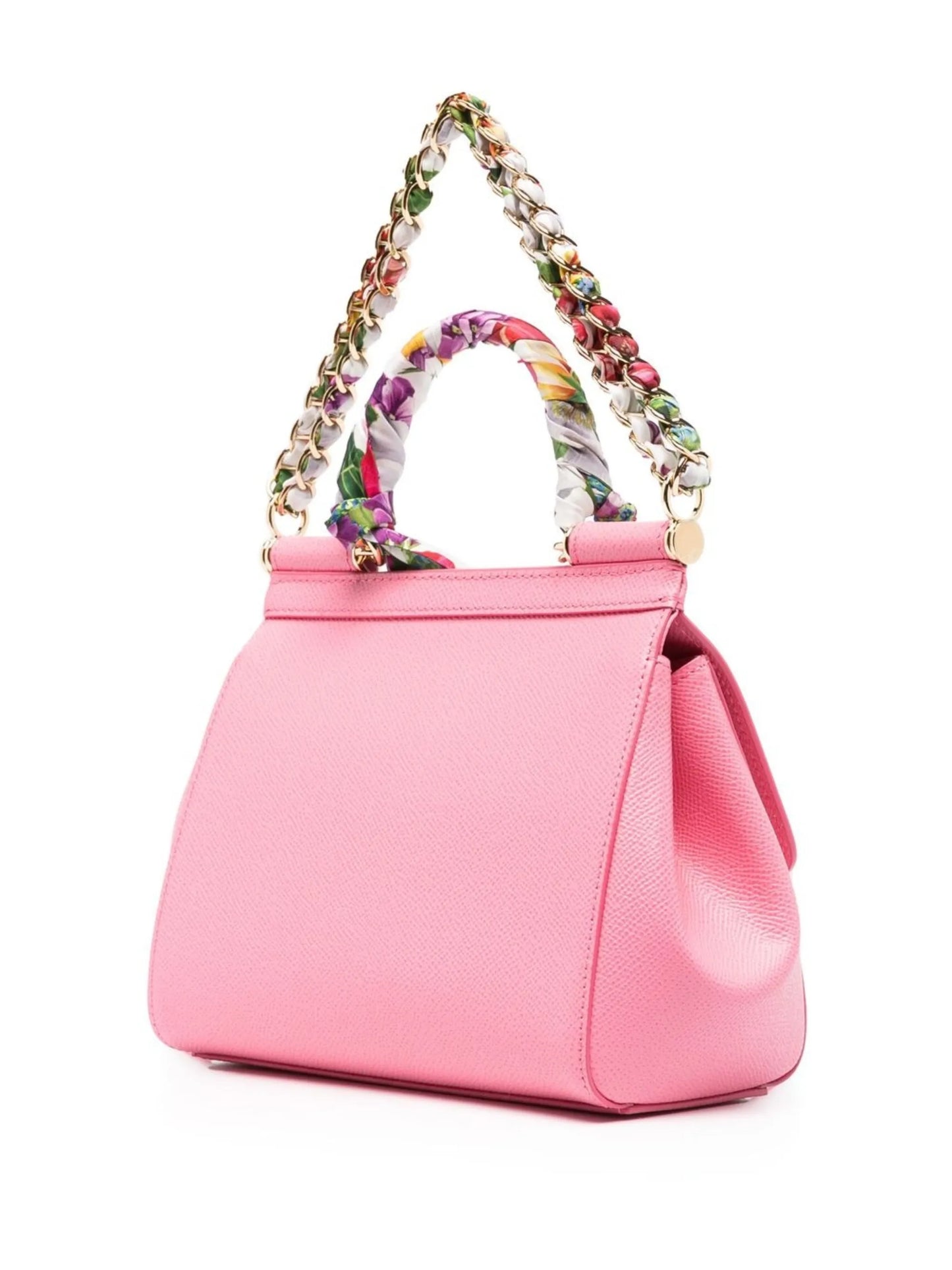 Sicily scarf-detail top-handle bag
