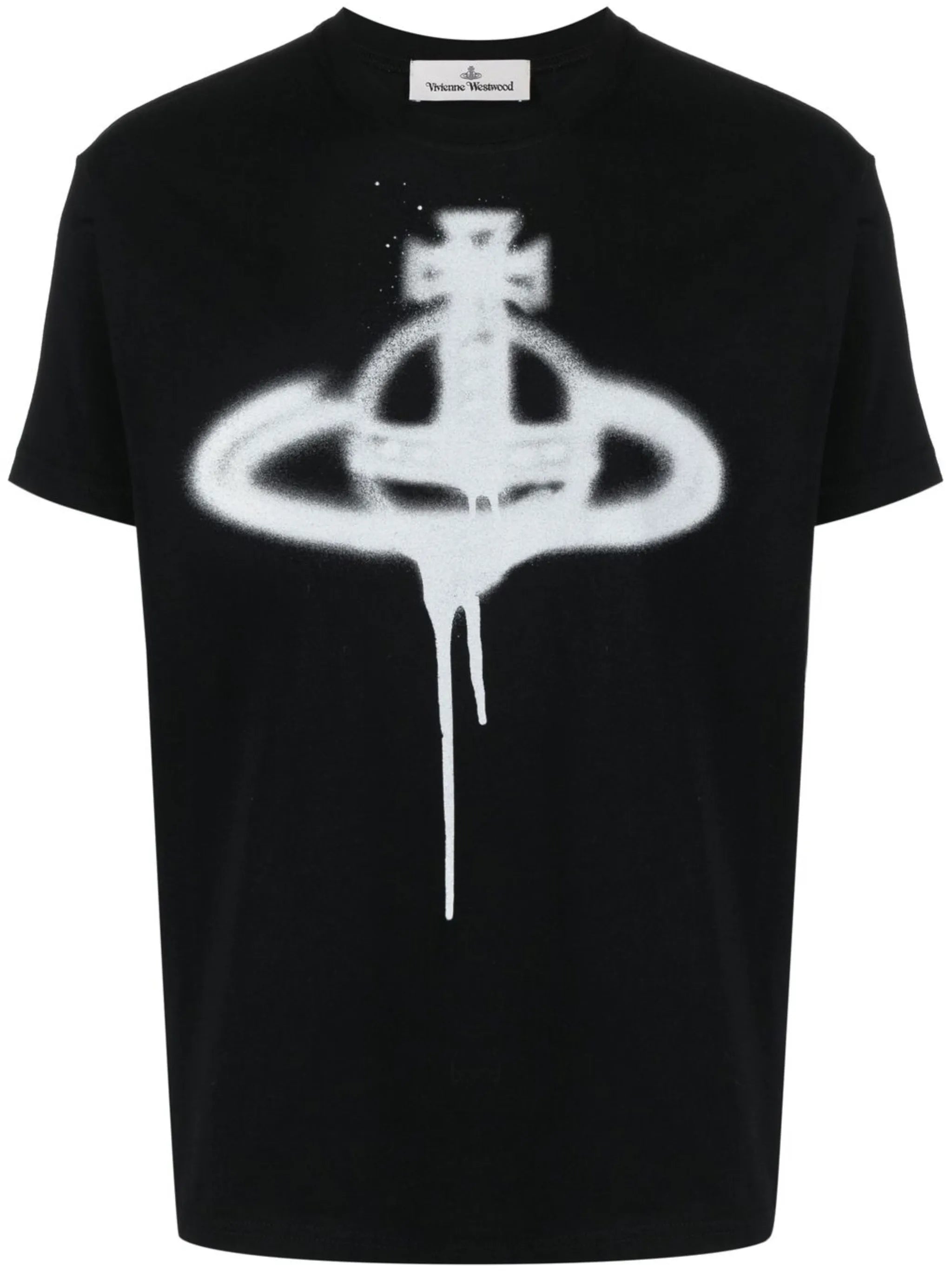 Orb spray-print T-shirt