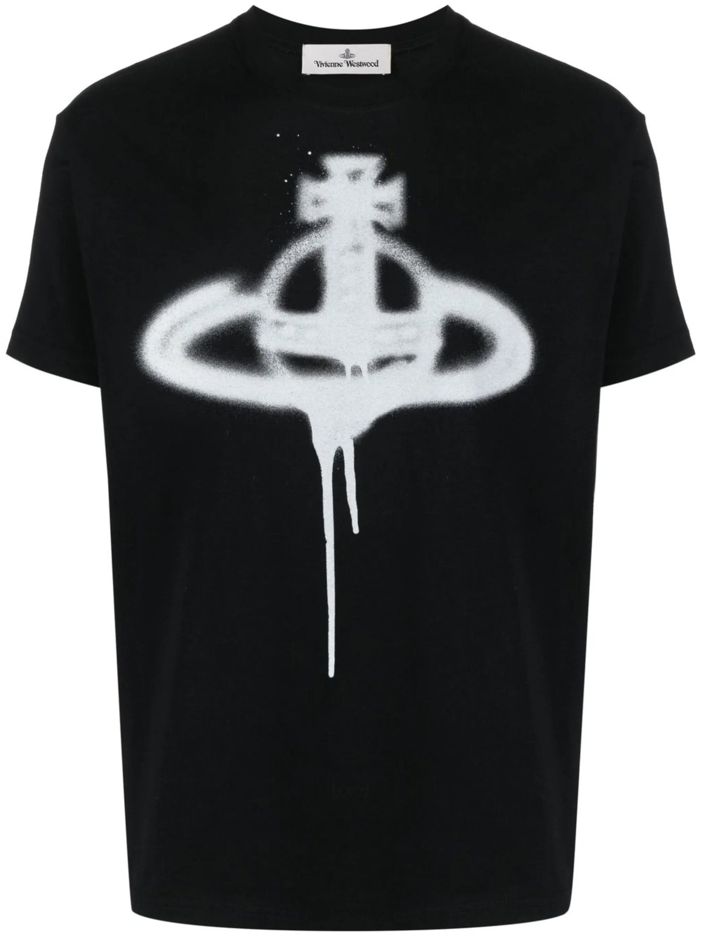 Orb spray-print T-shirt