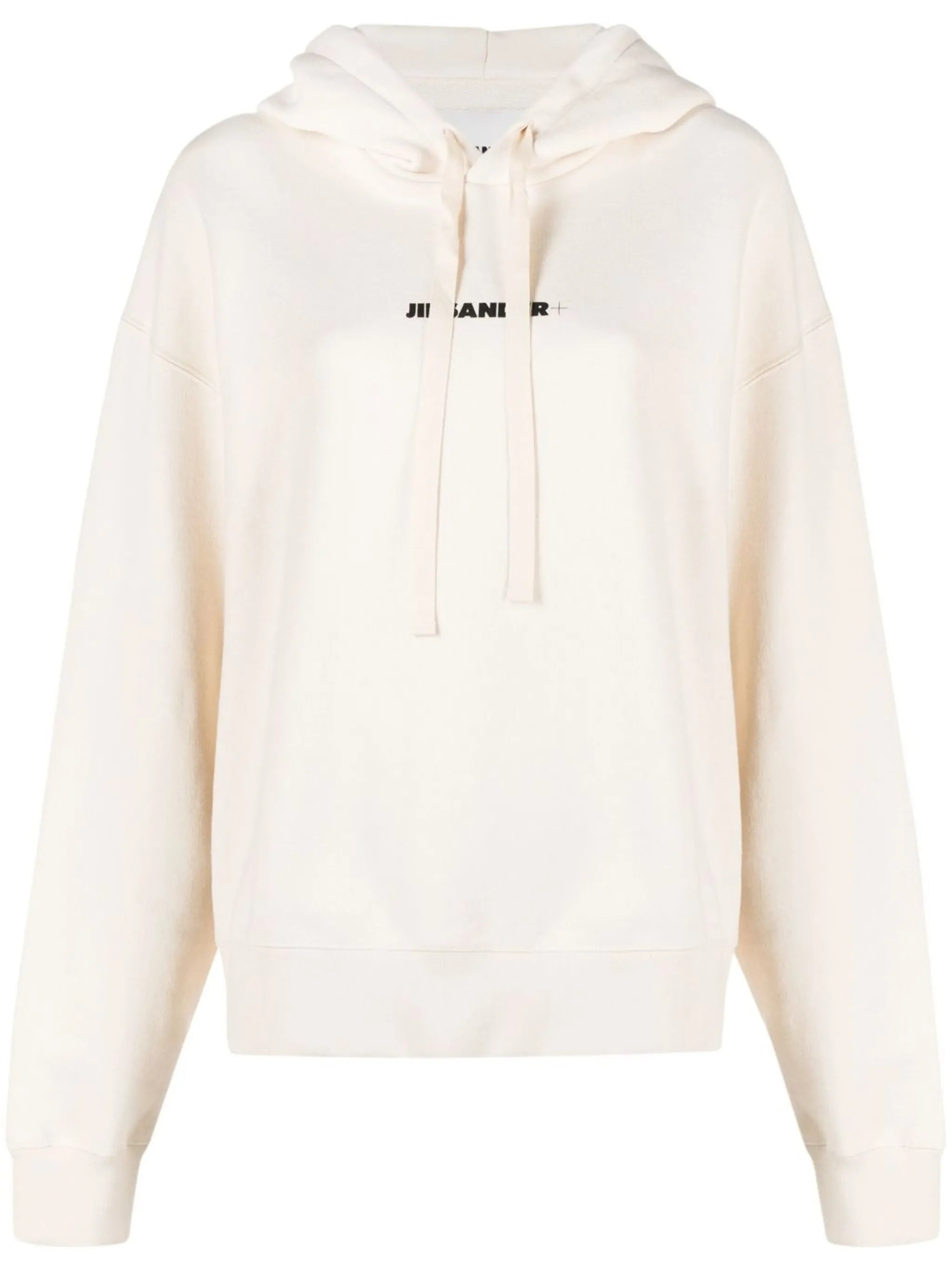 logo-print drawstring hoodie