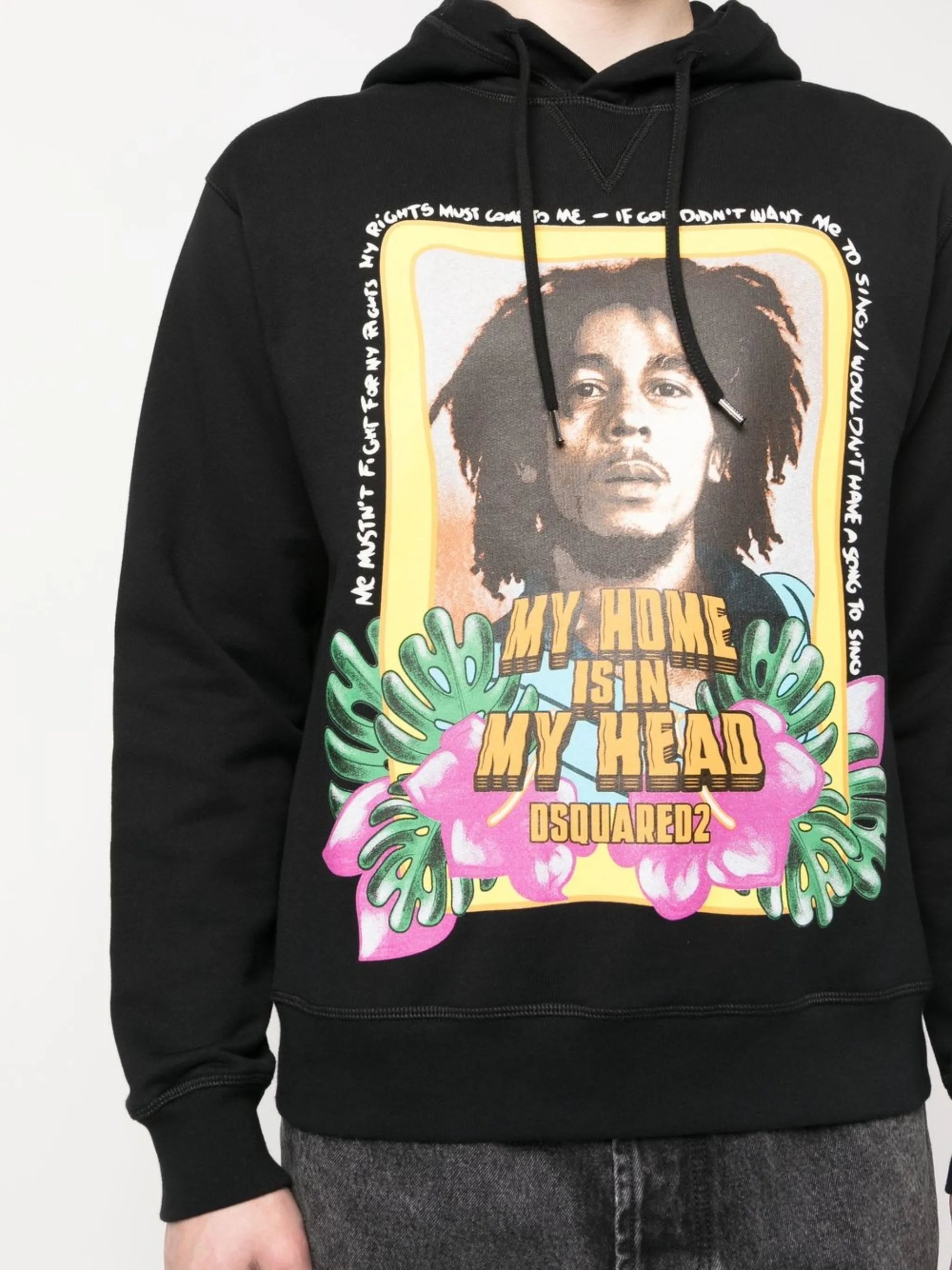 Bob Marley long-sleeve hoodie