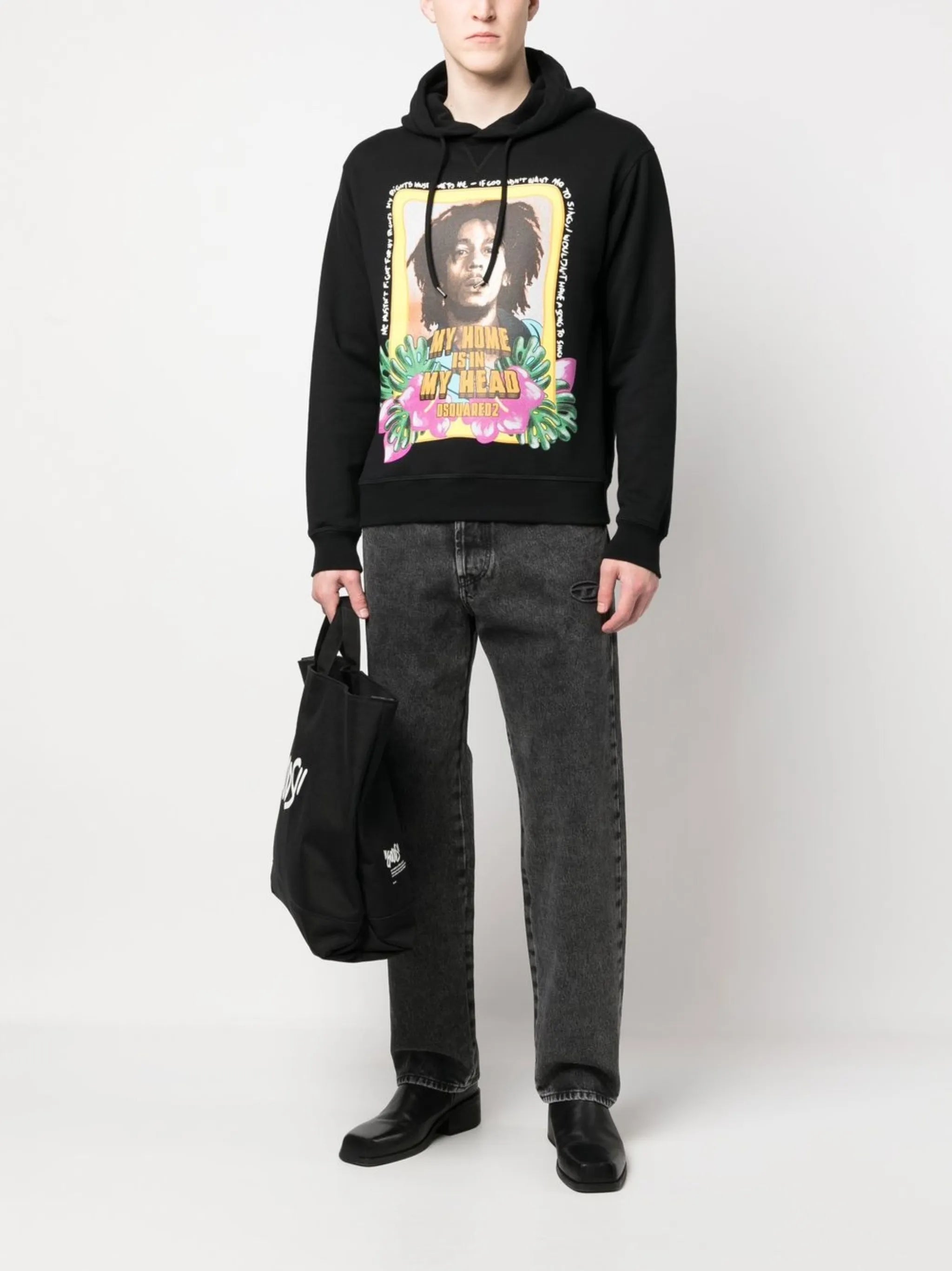 Bob Marley long-sleeve hoodie