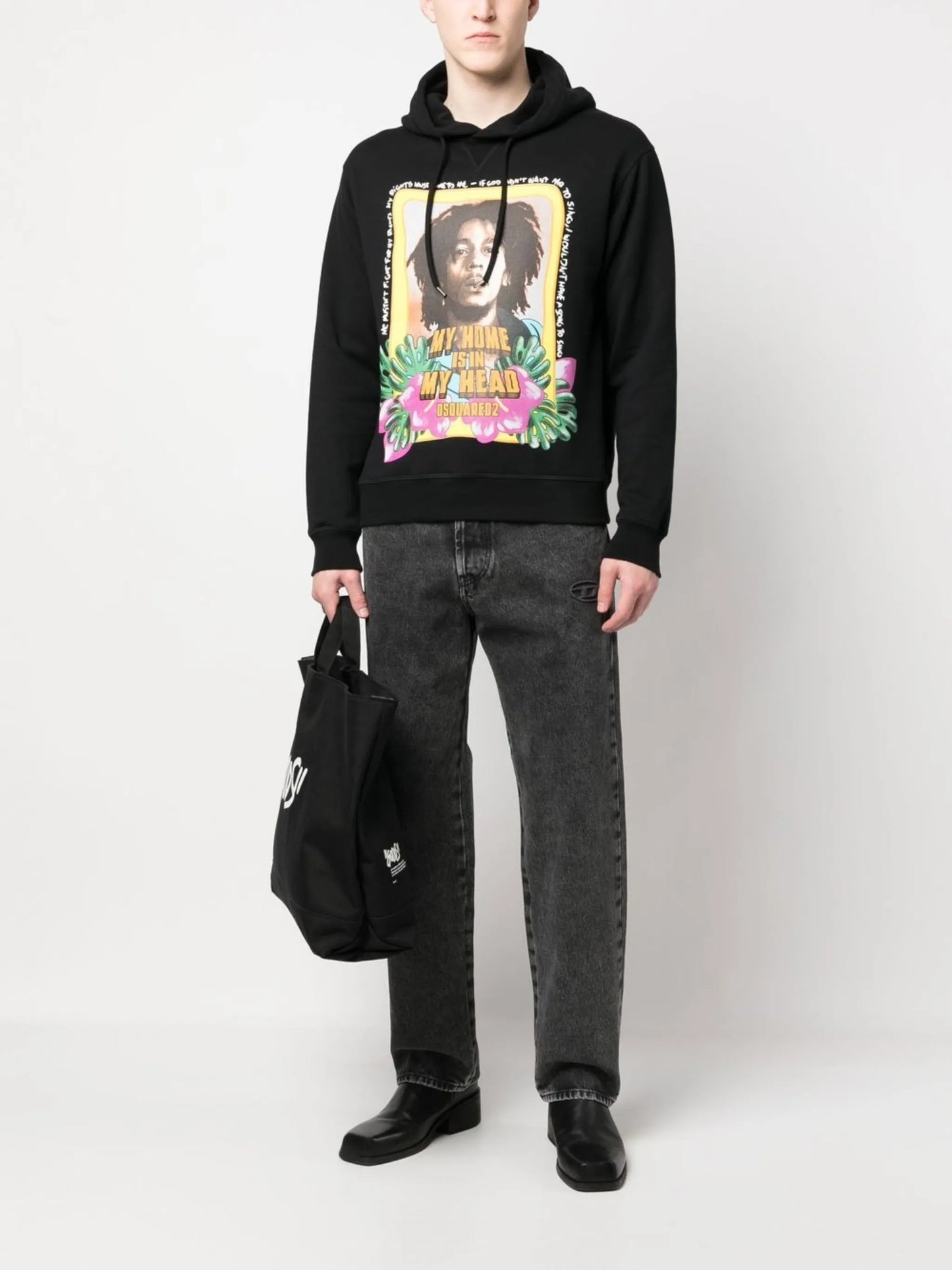Bob Marley long-sleeve hoodie