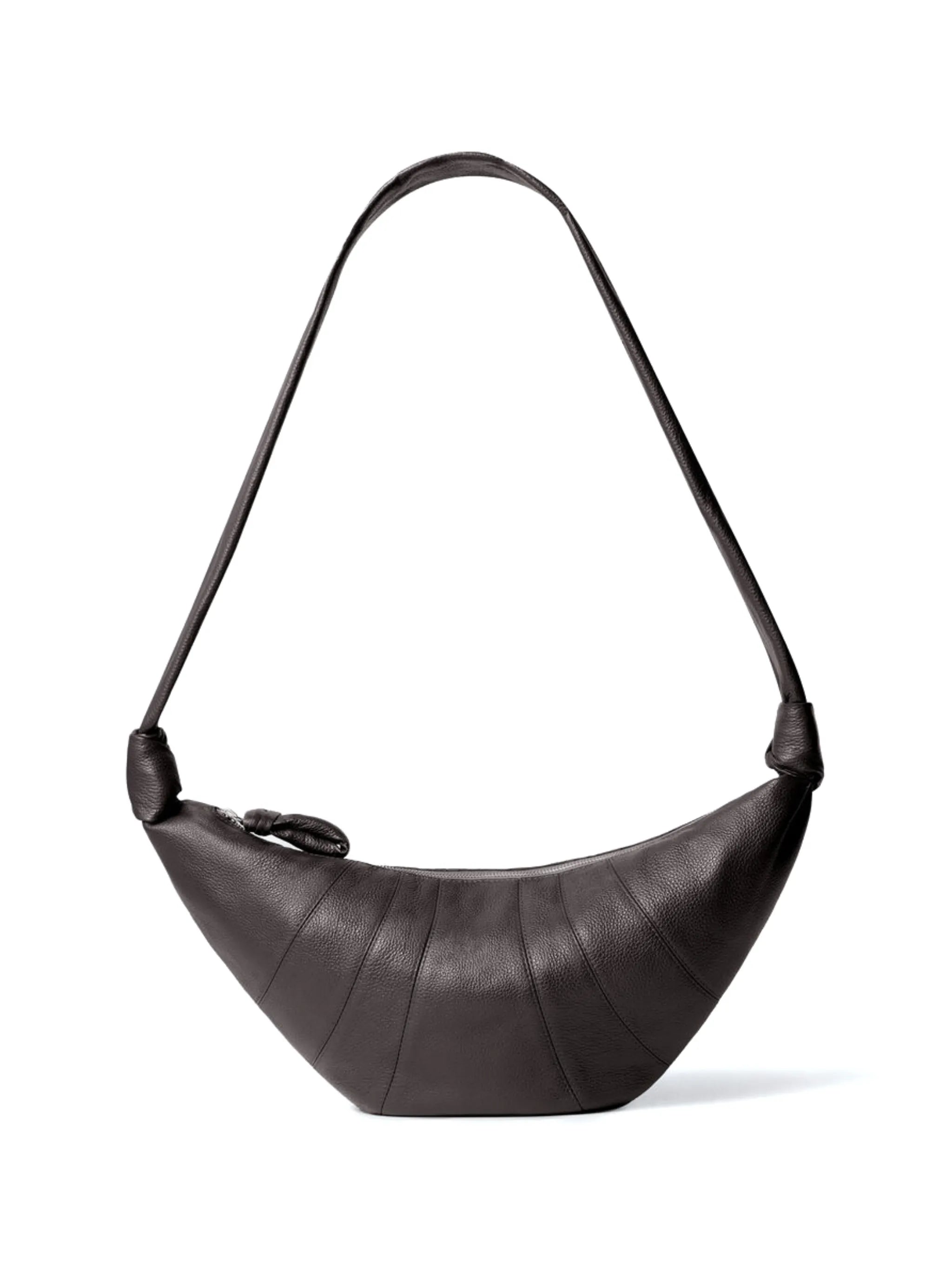 medium Croissant bag in soft grained leather