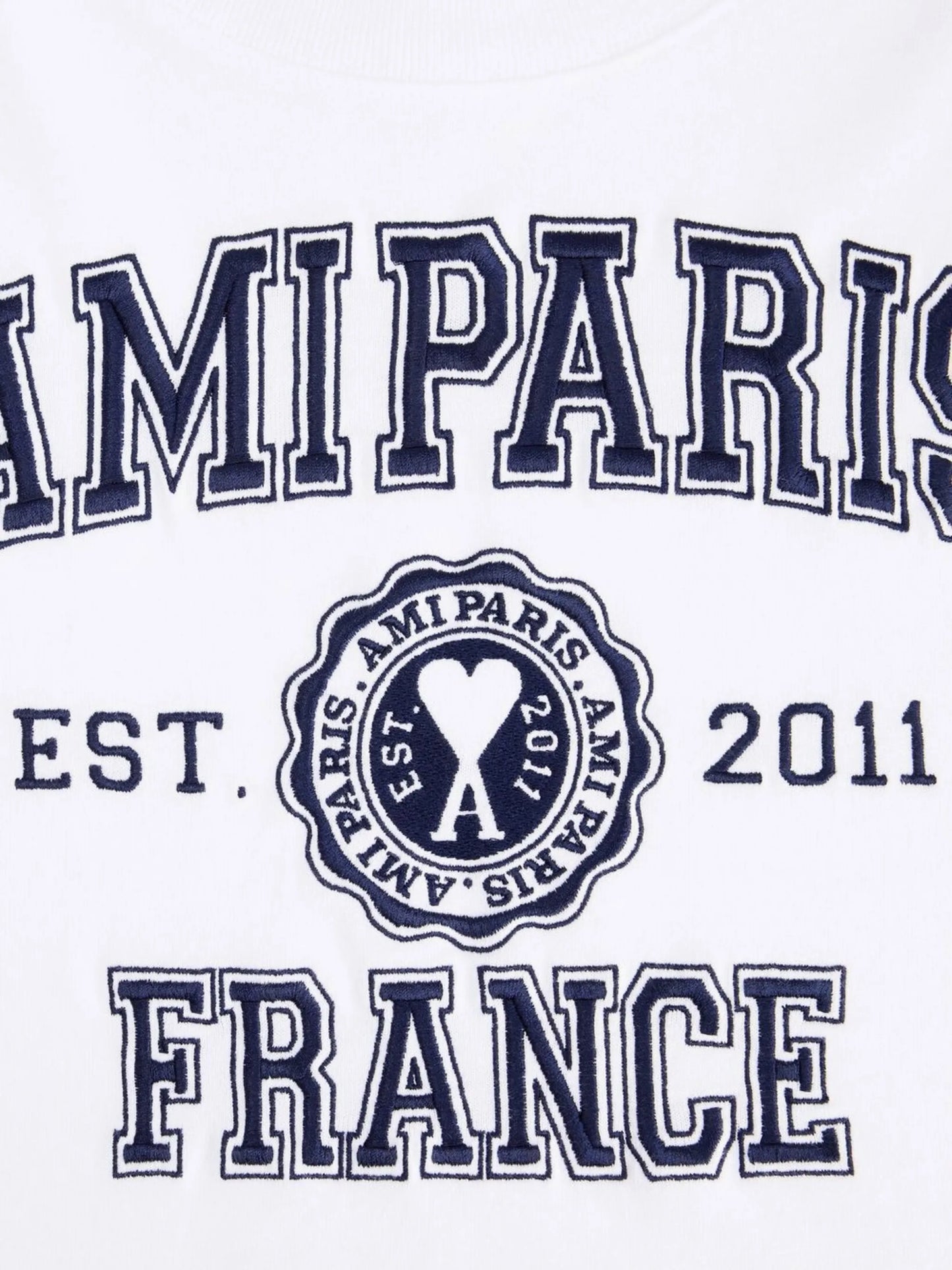 logo-print cropped T-shirt
