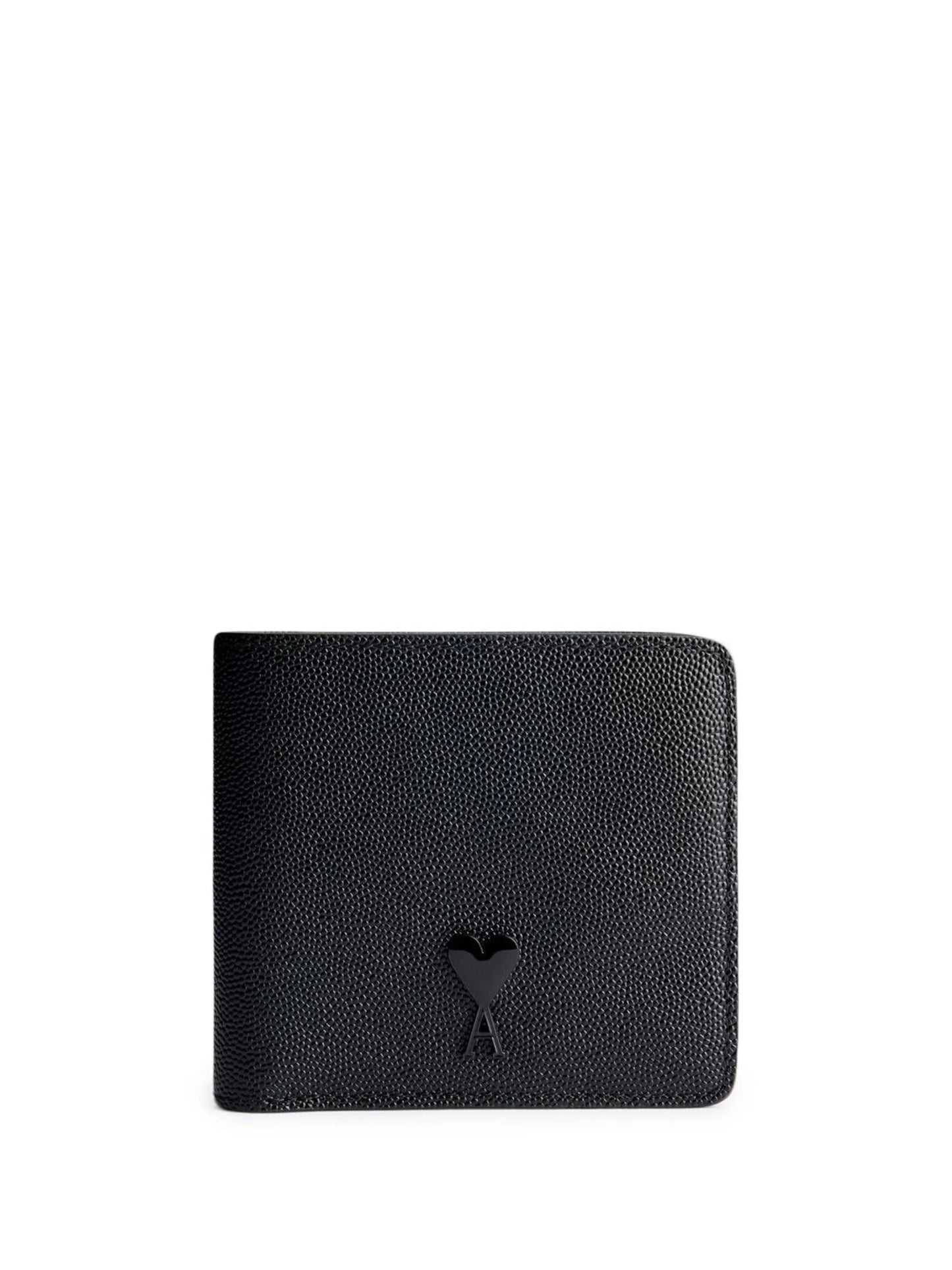 bi-fold logo-plaque wallet