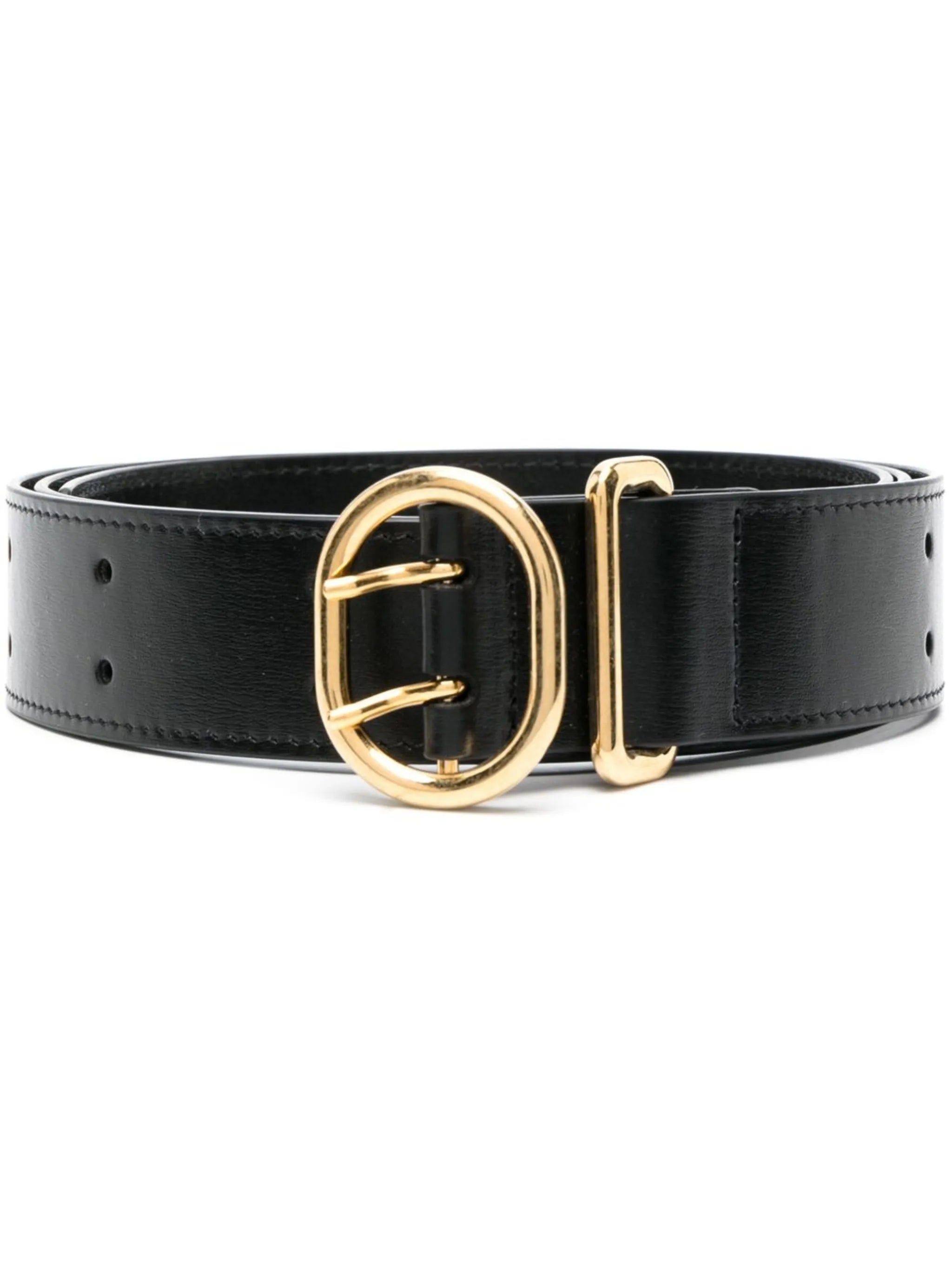 buckle leather belt