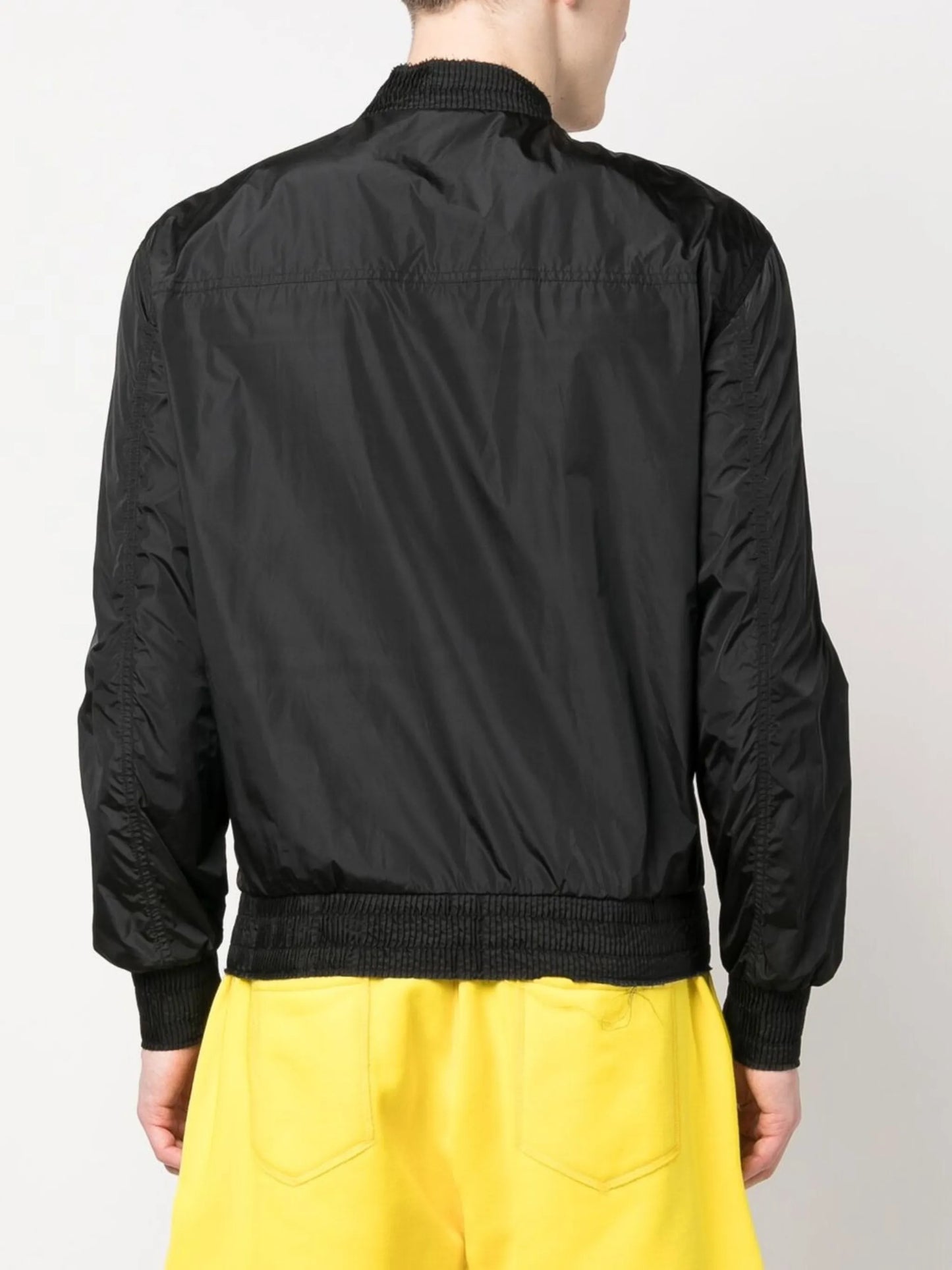 logo-print bomber jacket