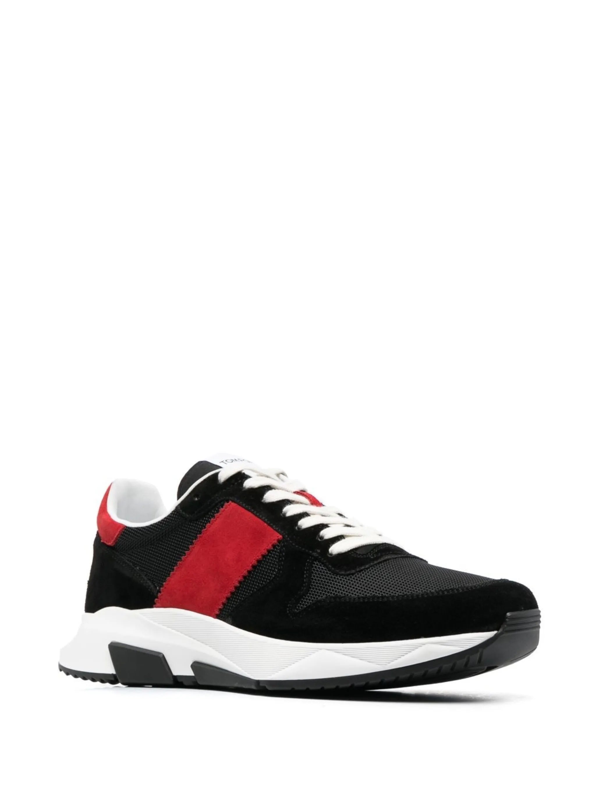 colour-block low-top sneakers