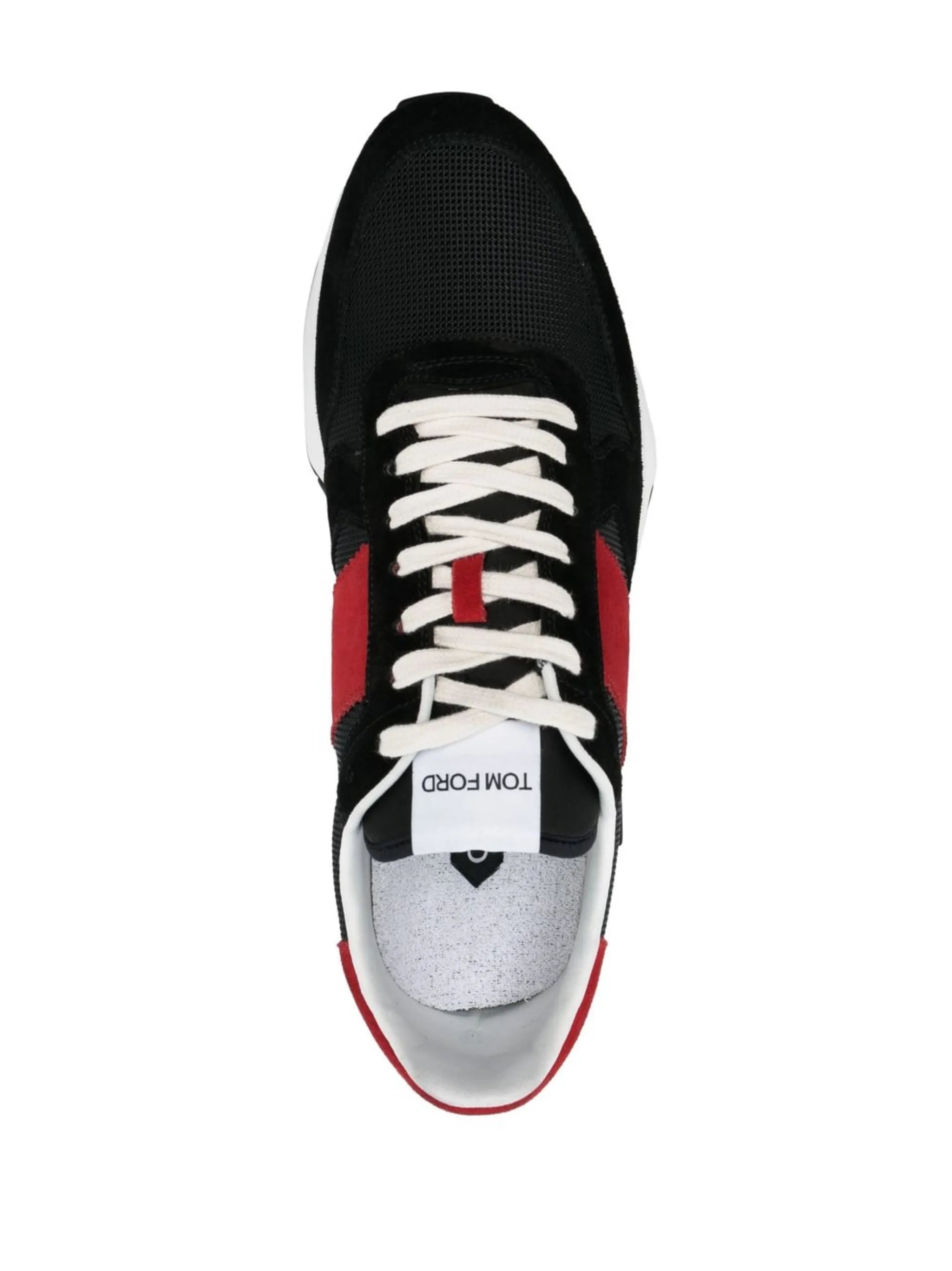 colour-block low-top sneakers