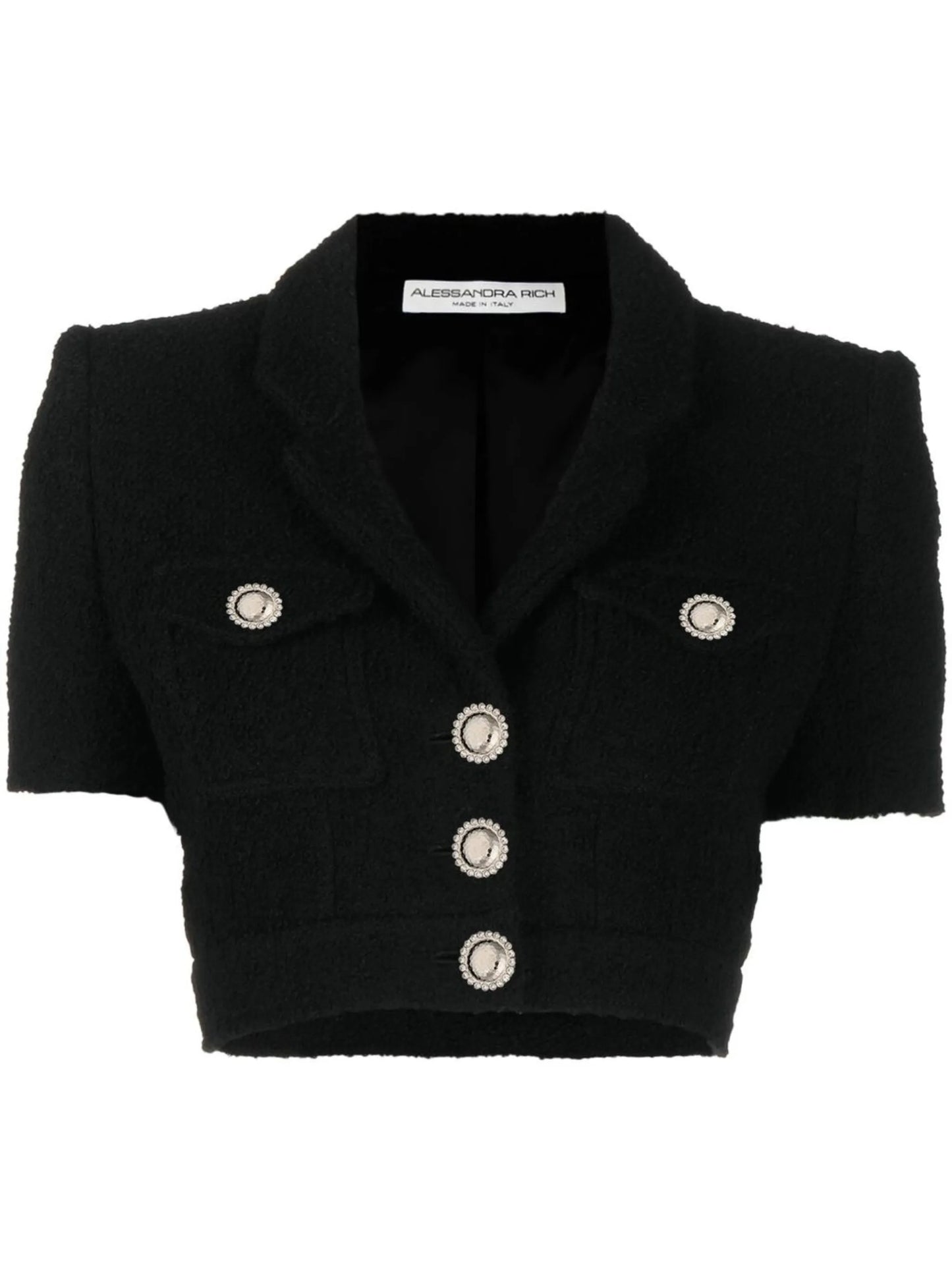 short-sleeve crop jacket