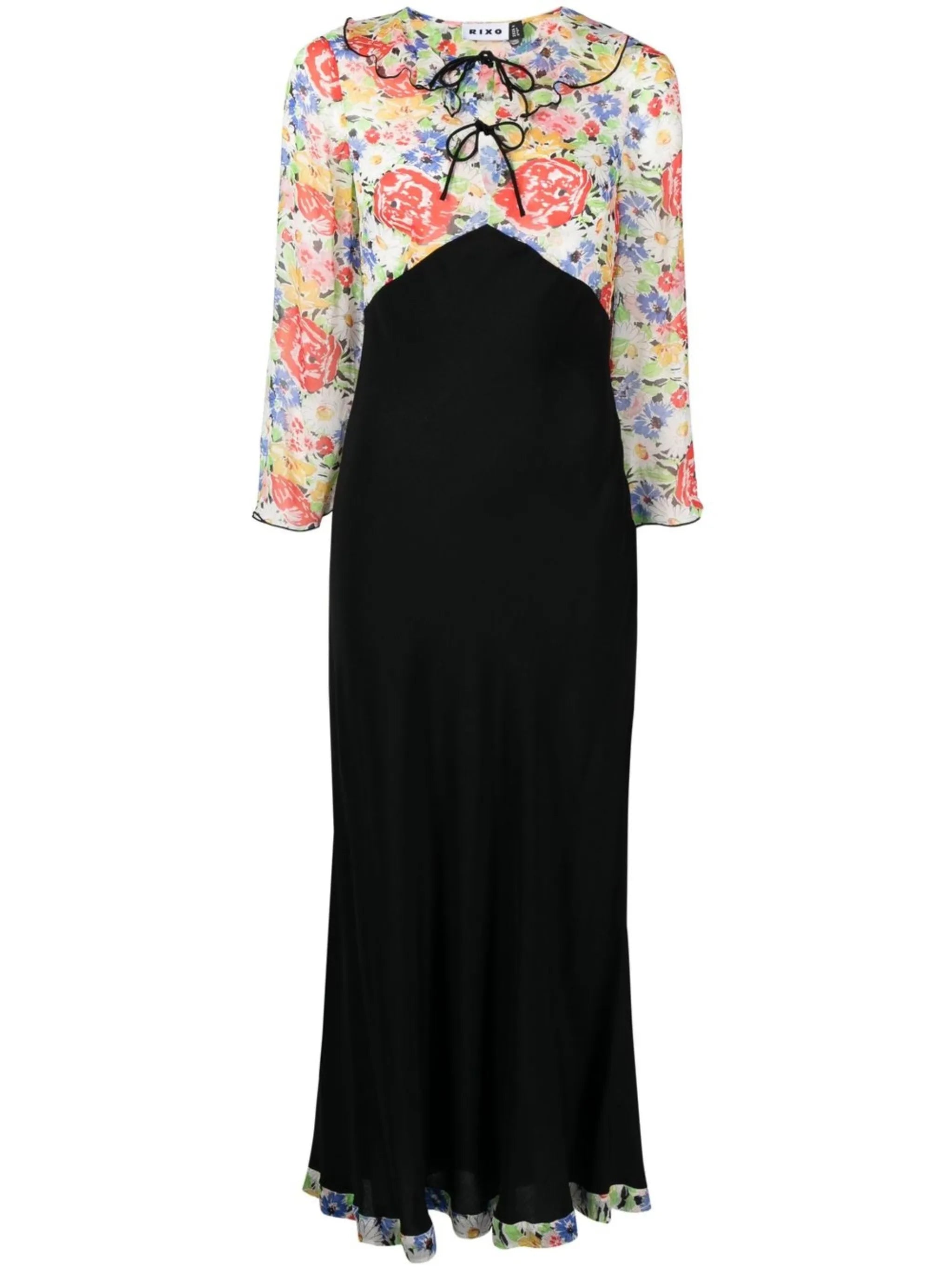 Lora floral-print midi dress