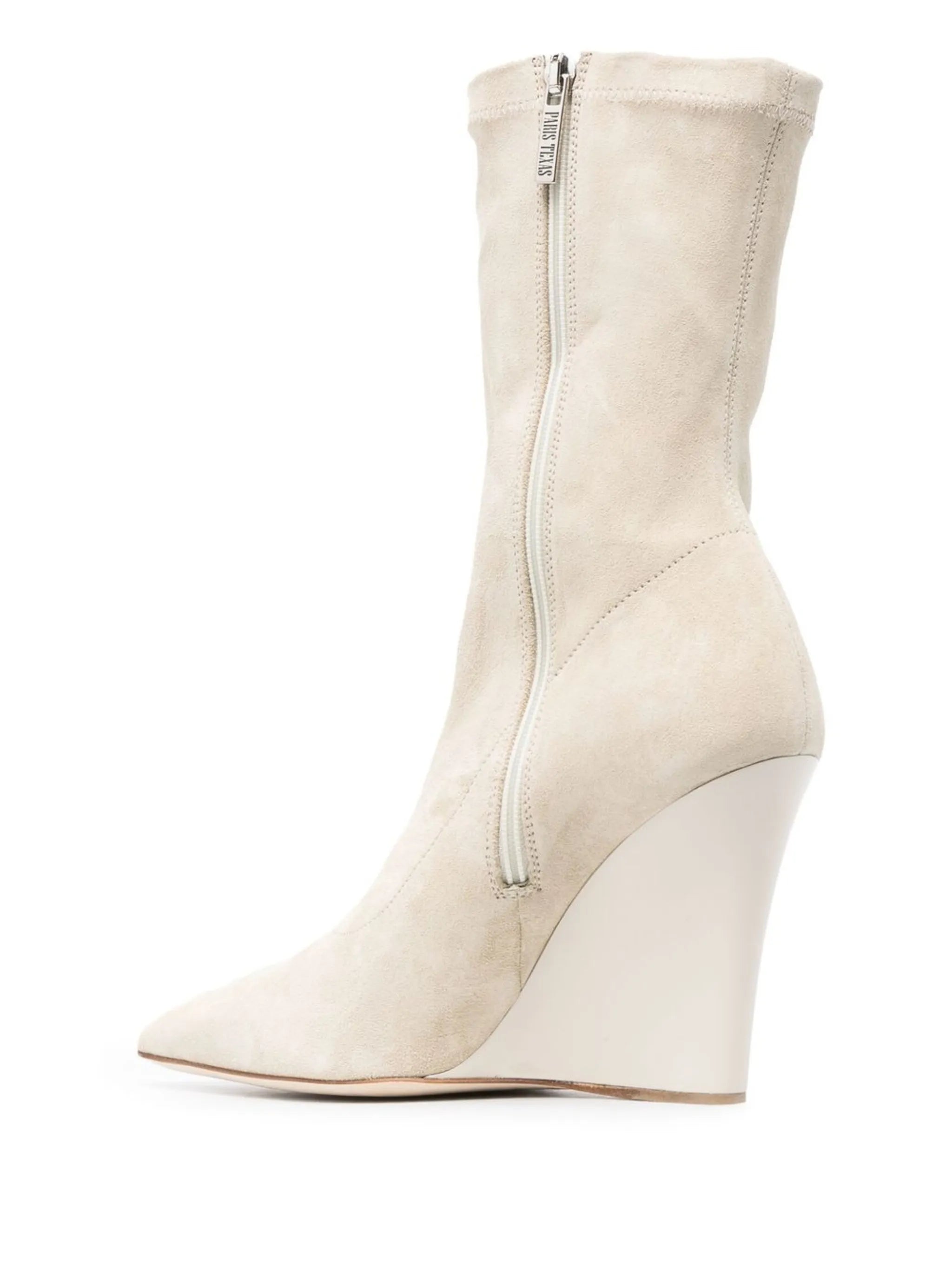 100mm Wanda suede ankle boots