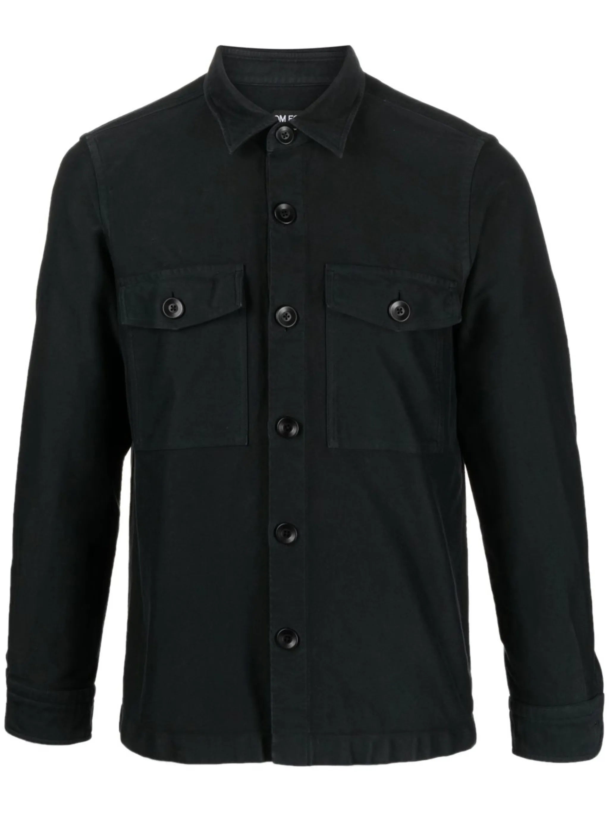 chest flap-pocket detail shirt
