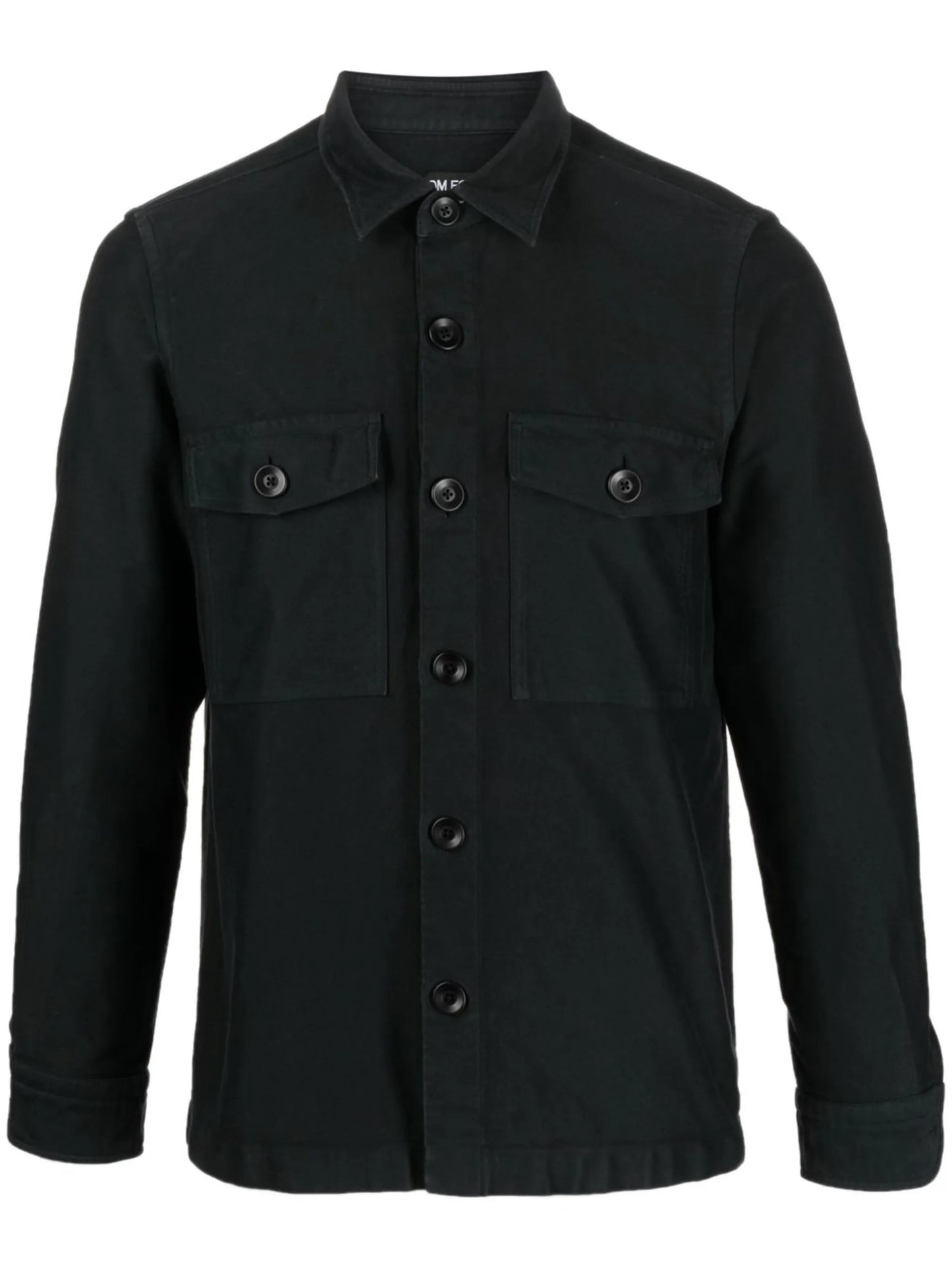 chest flap-pocket detail shirt