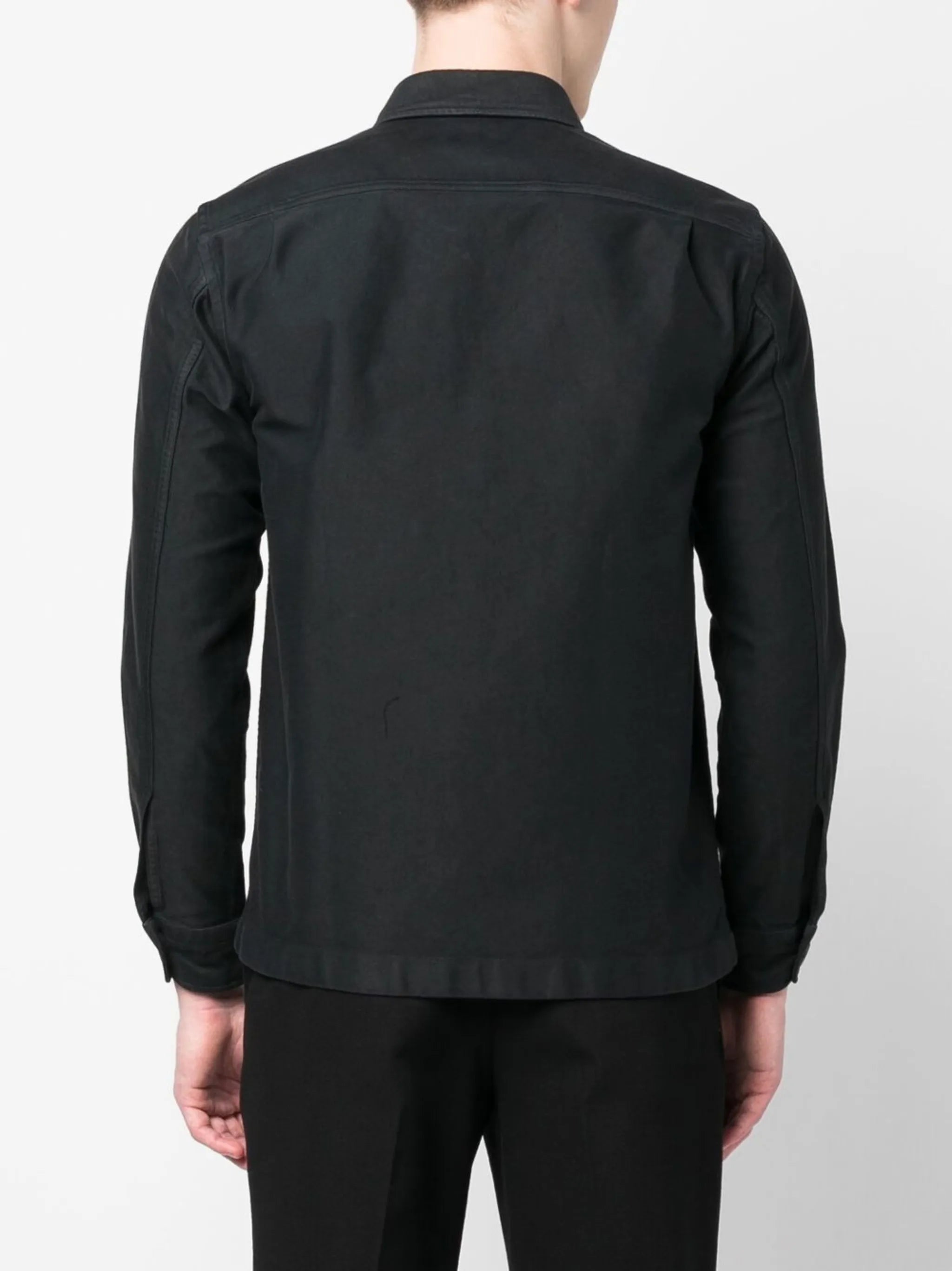 chest flap-pocket detail shirt