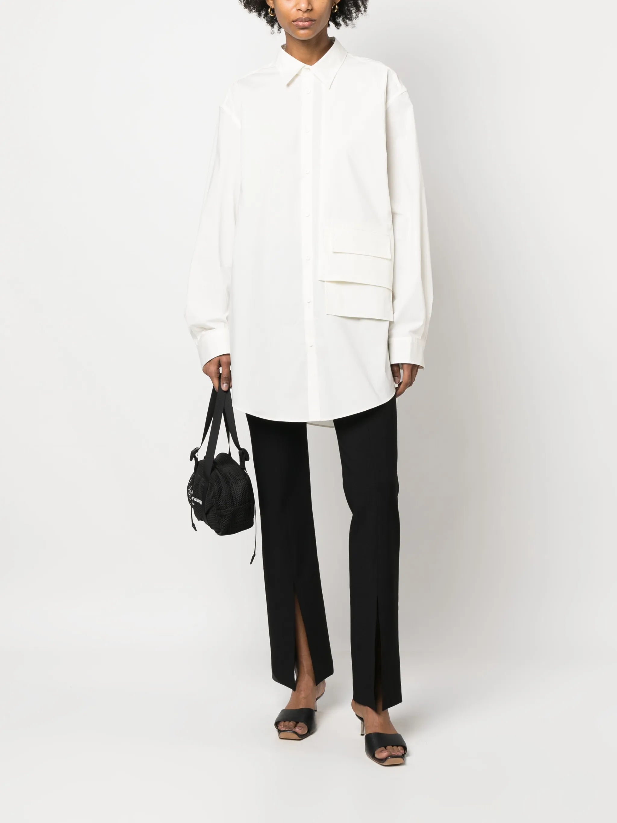 pocket-detail shirt