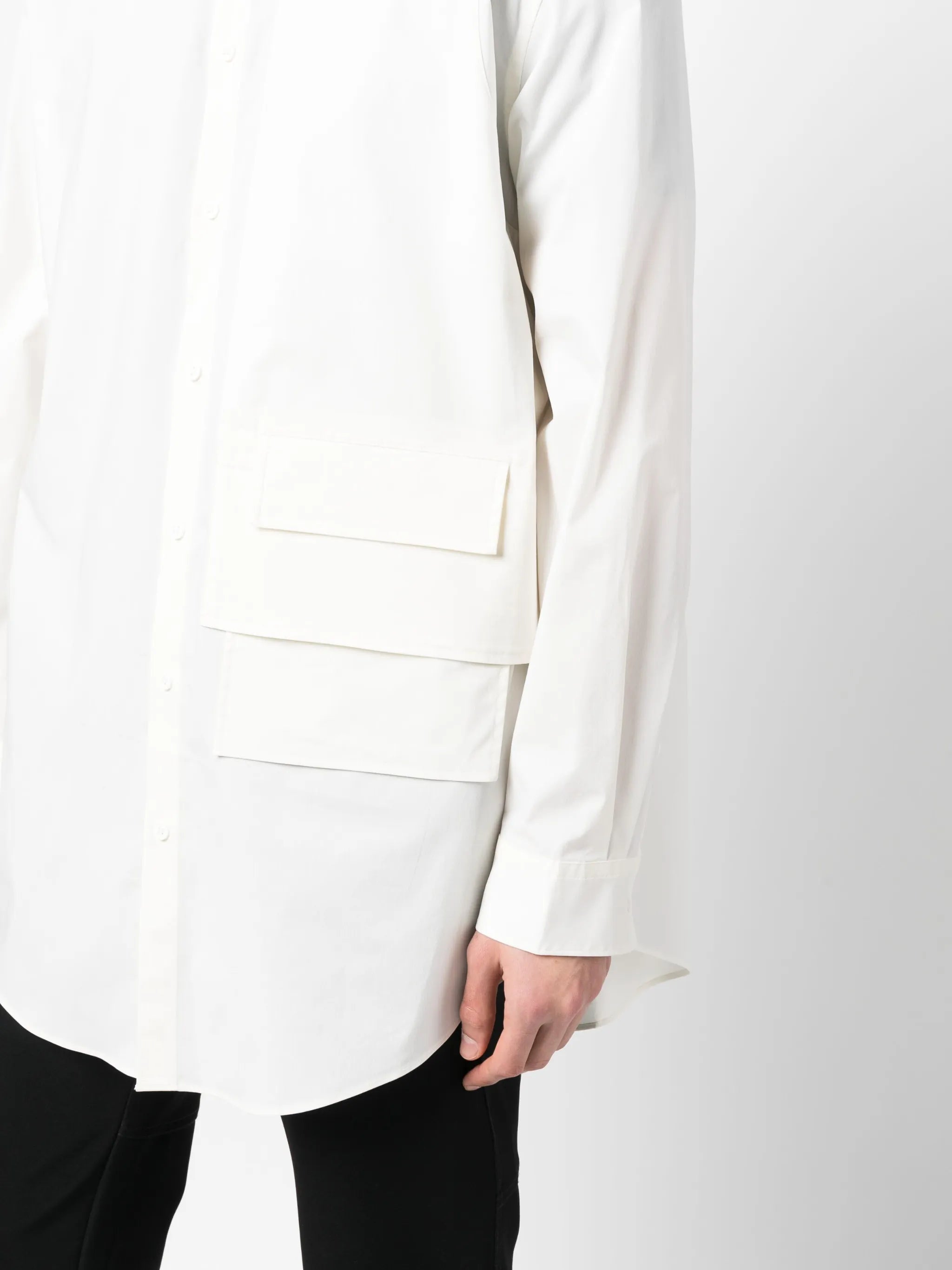 pocket-detail shirt