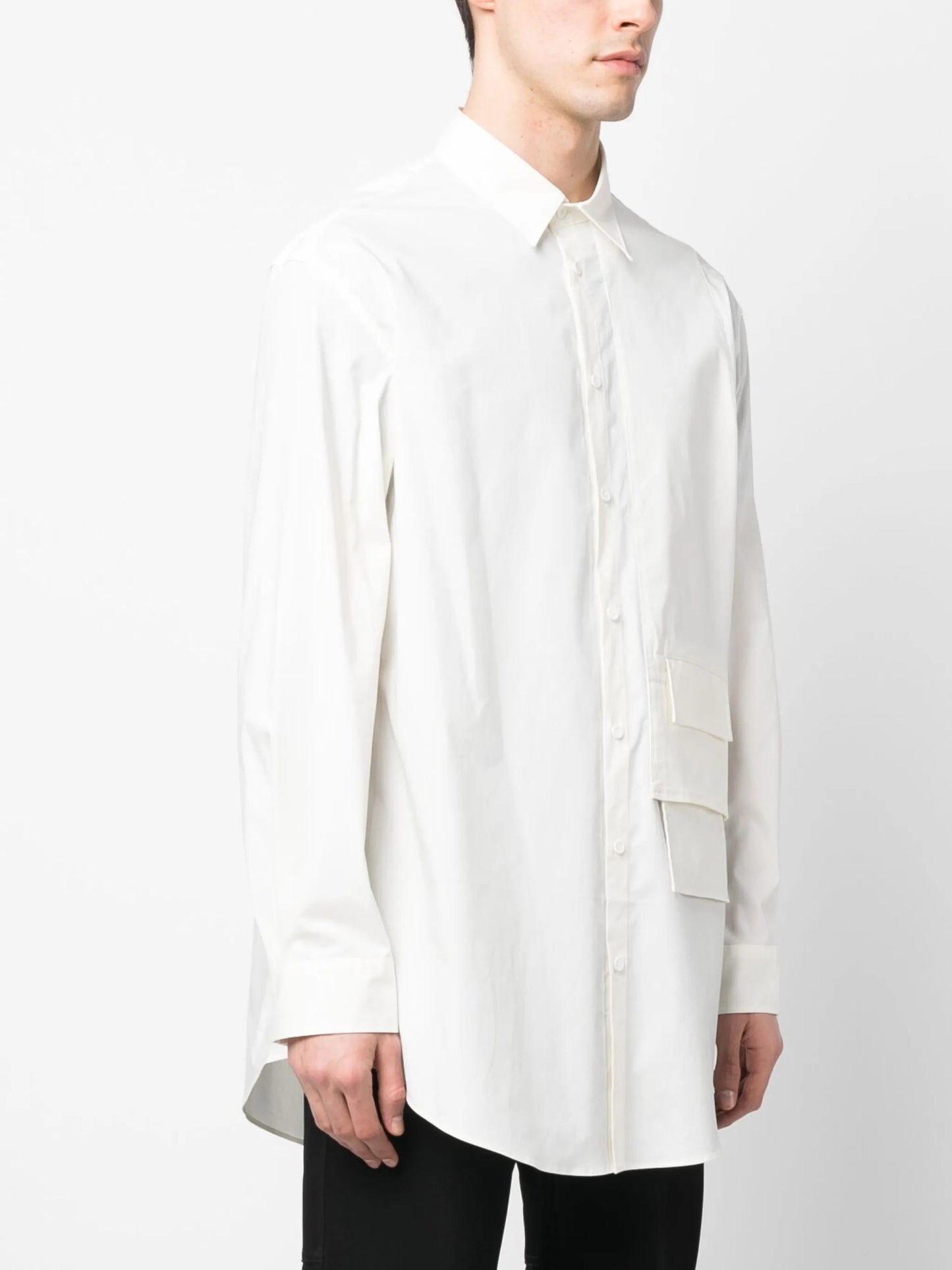 pocket-detail shirt