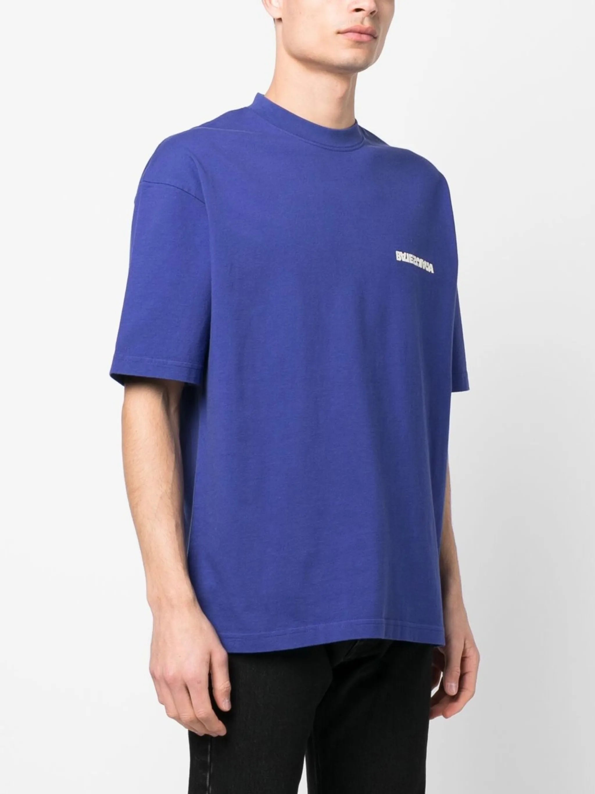 logo-embroidered crew-neck T-shirt