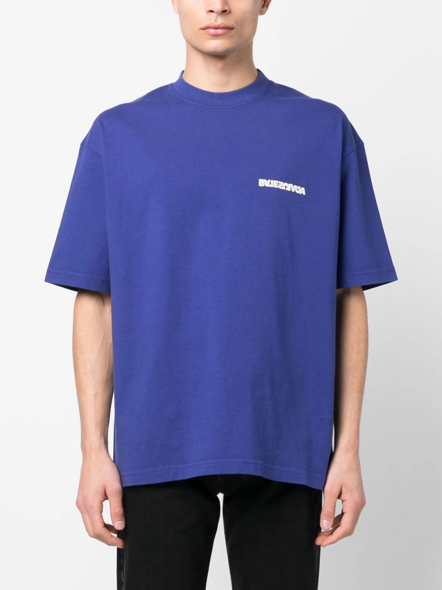 logo-embroidered crew-neck T-shirt