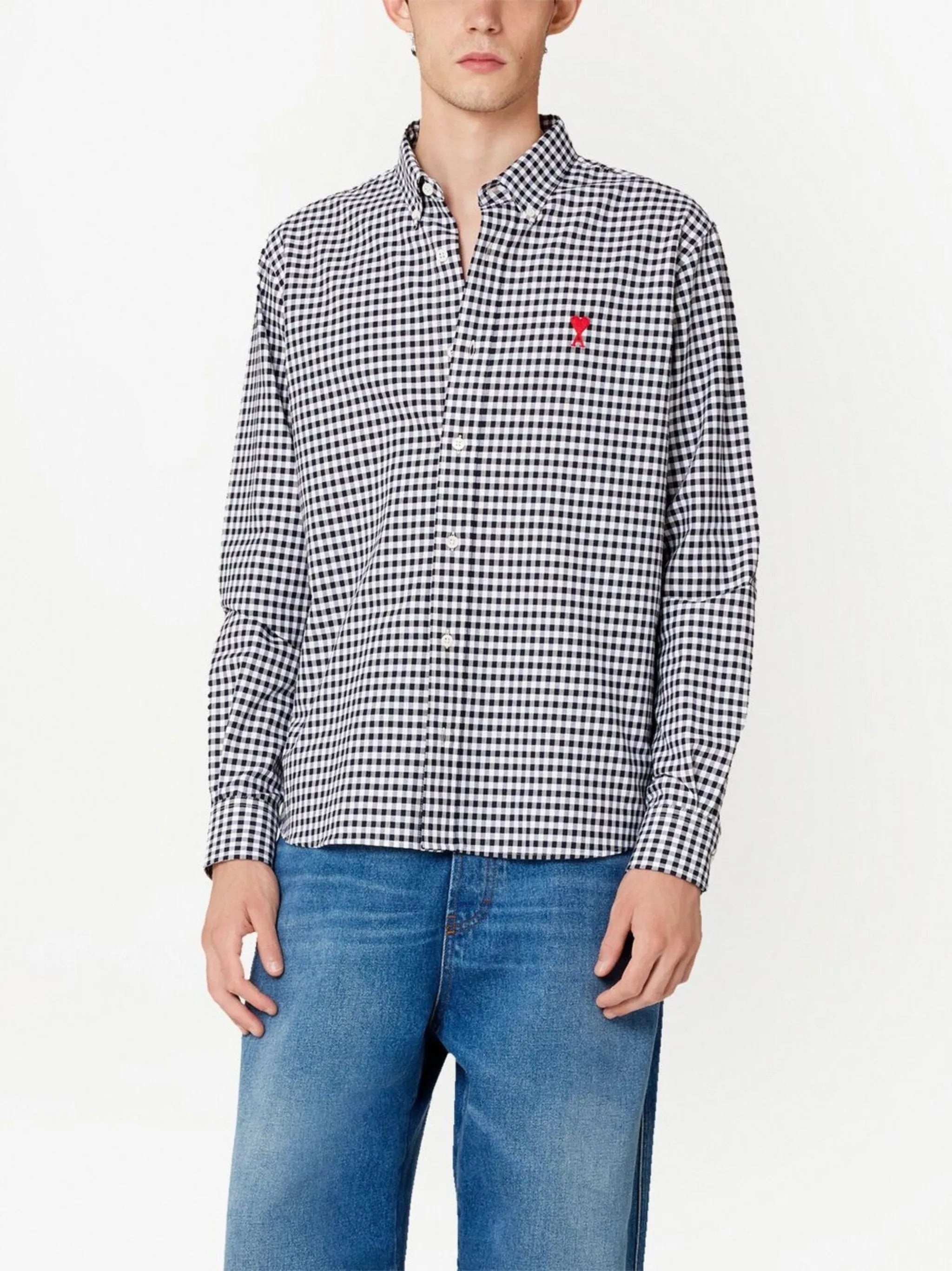 Ami de Coeur gingham check shirt