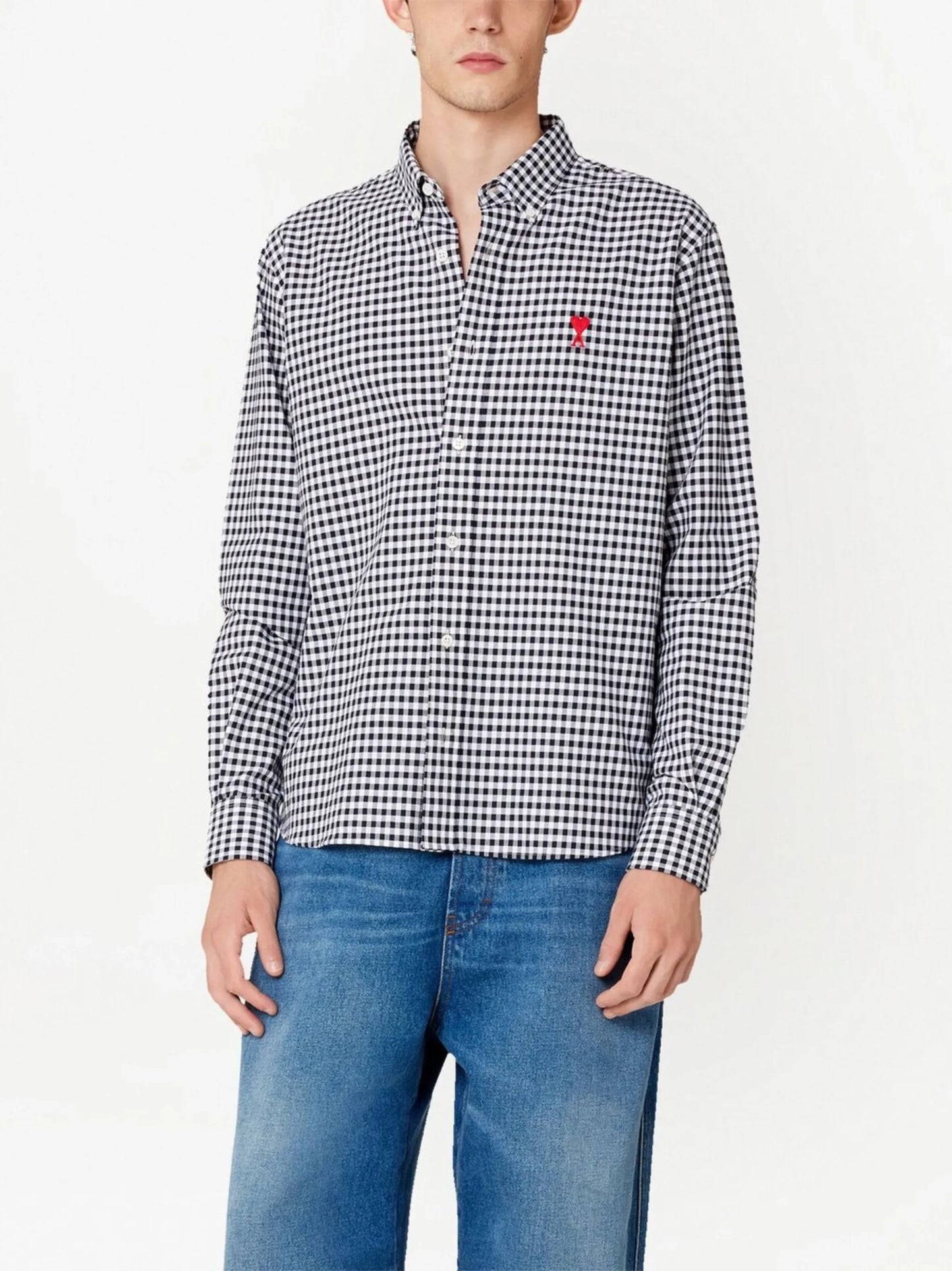 Ami de Coeur gingham check shirt