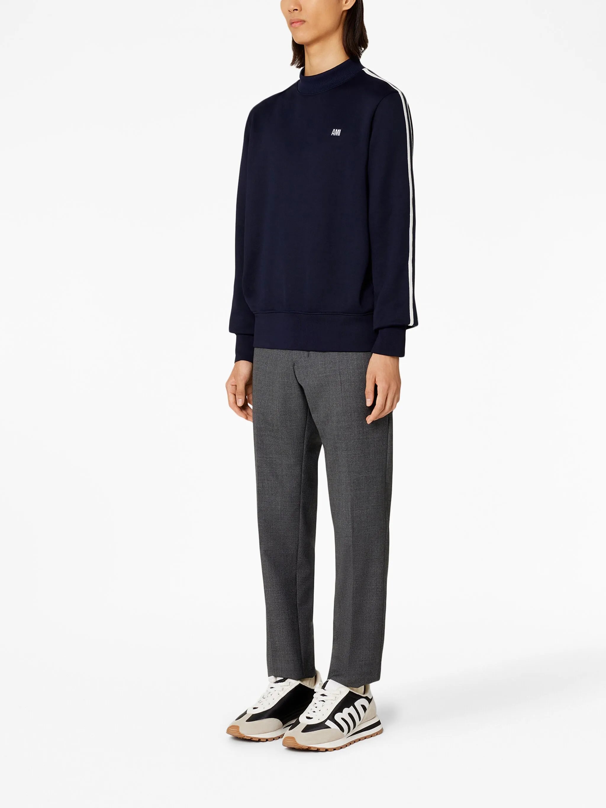 logo-embroidered sweatshirt