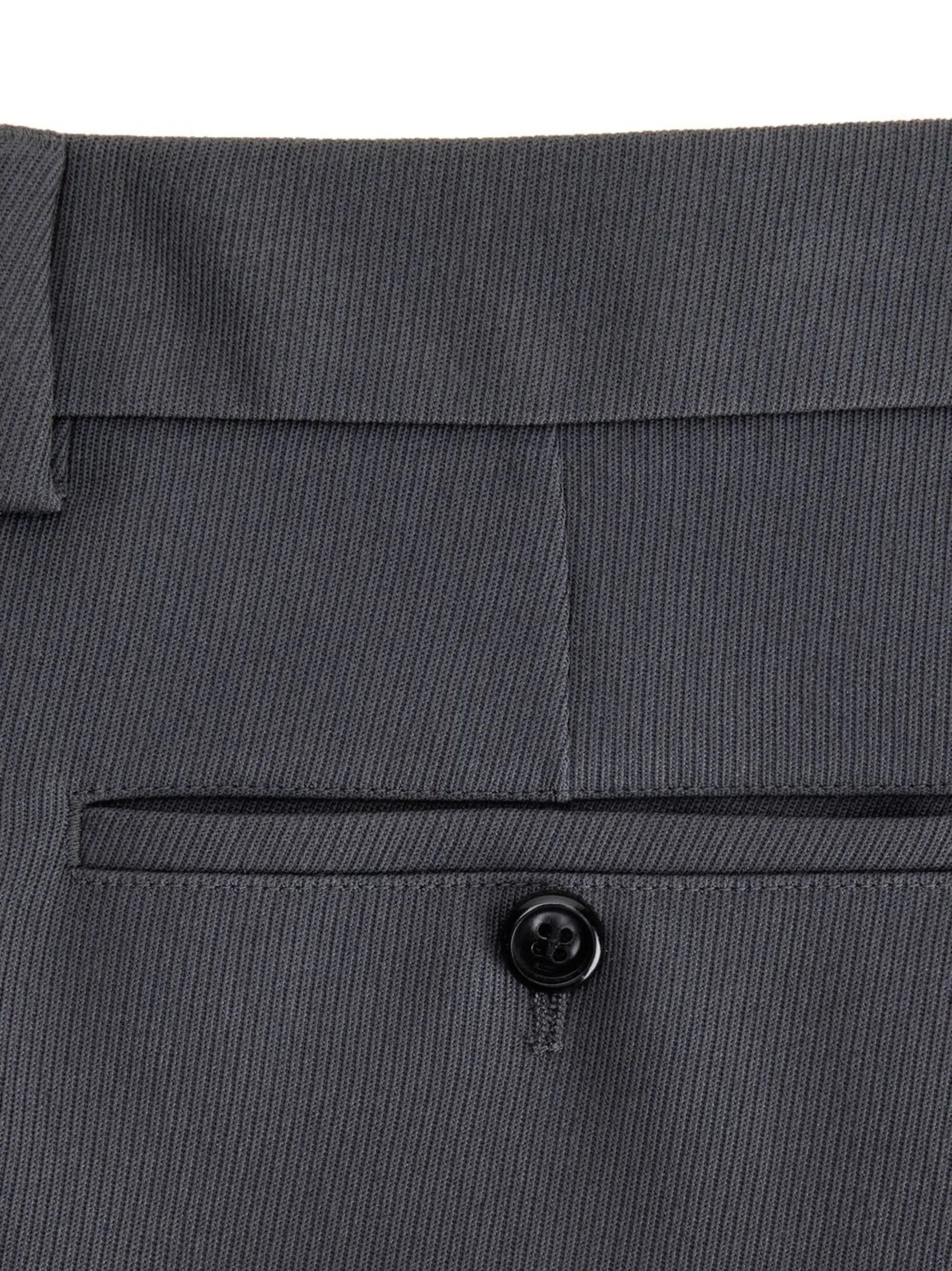 pressed-crease tailored trousers