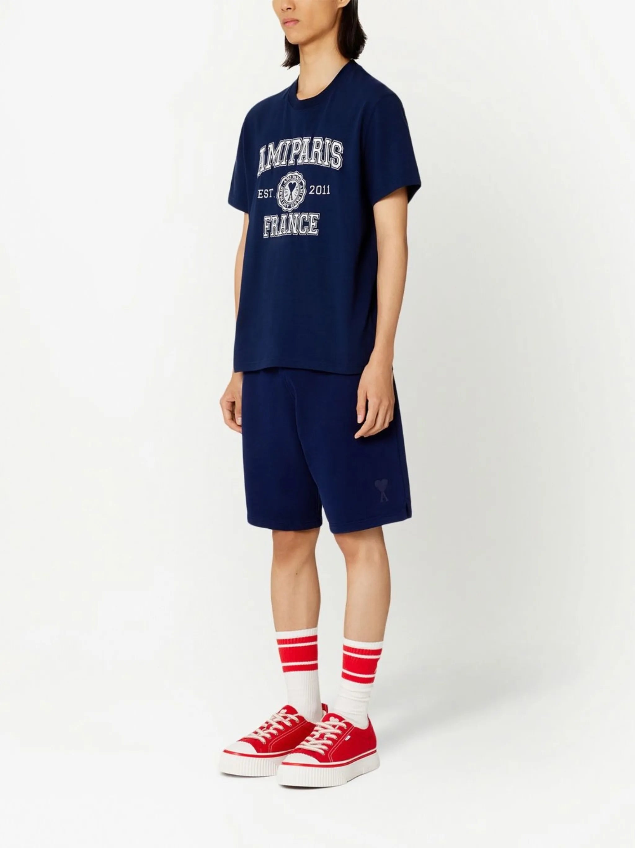 logo-print cotton T-shirt