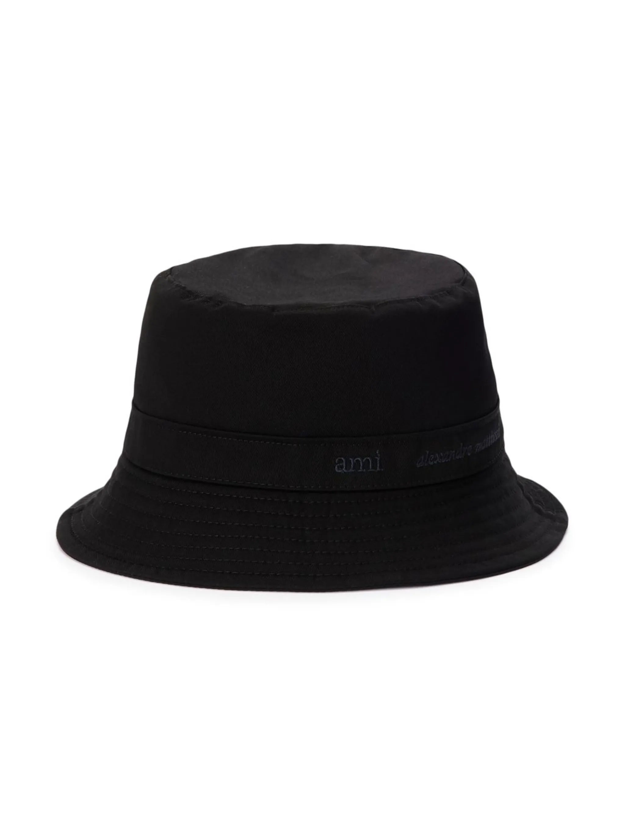 Ami De Coeur logo-plaque bucket hat