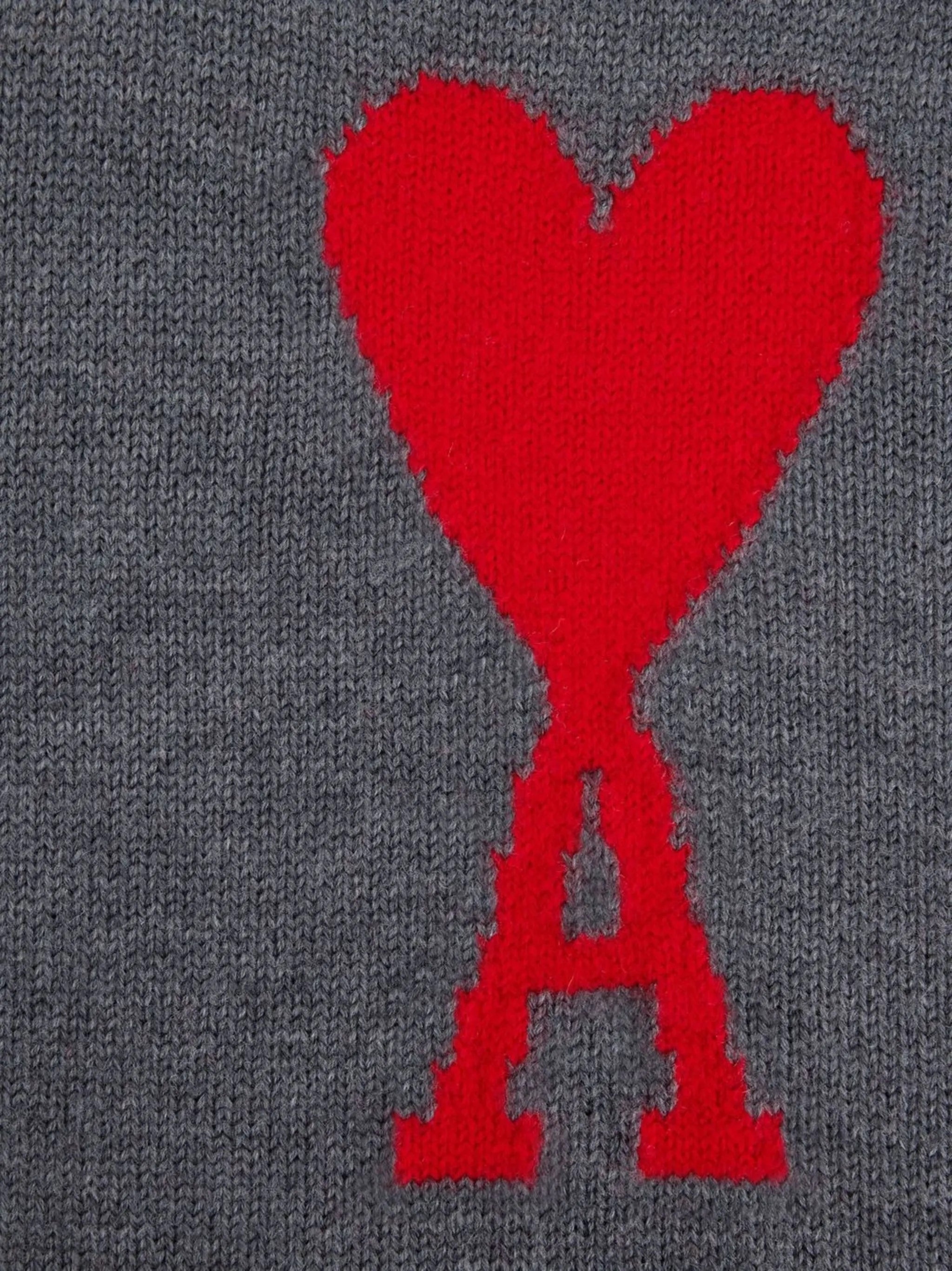 intarsia logo-knit crew neck jumper