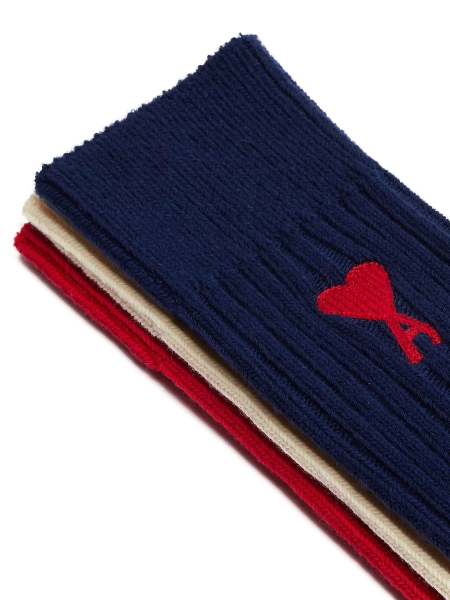 three-pack Ami de Coeur monogram socks