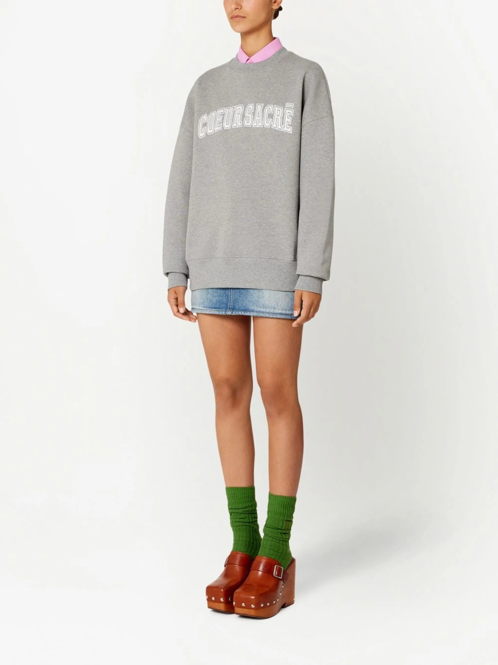 Coeur Sacré cotton sweatshirt