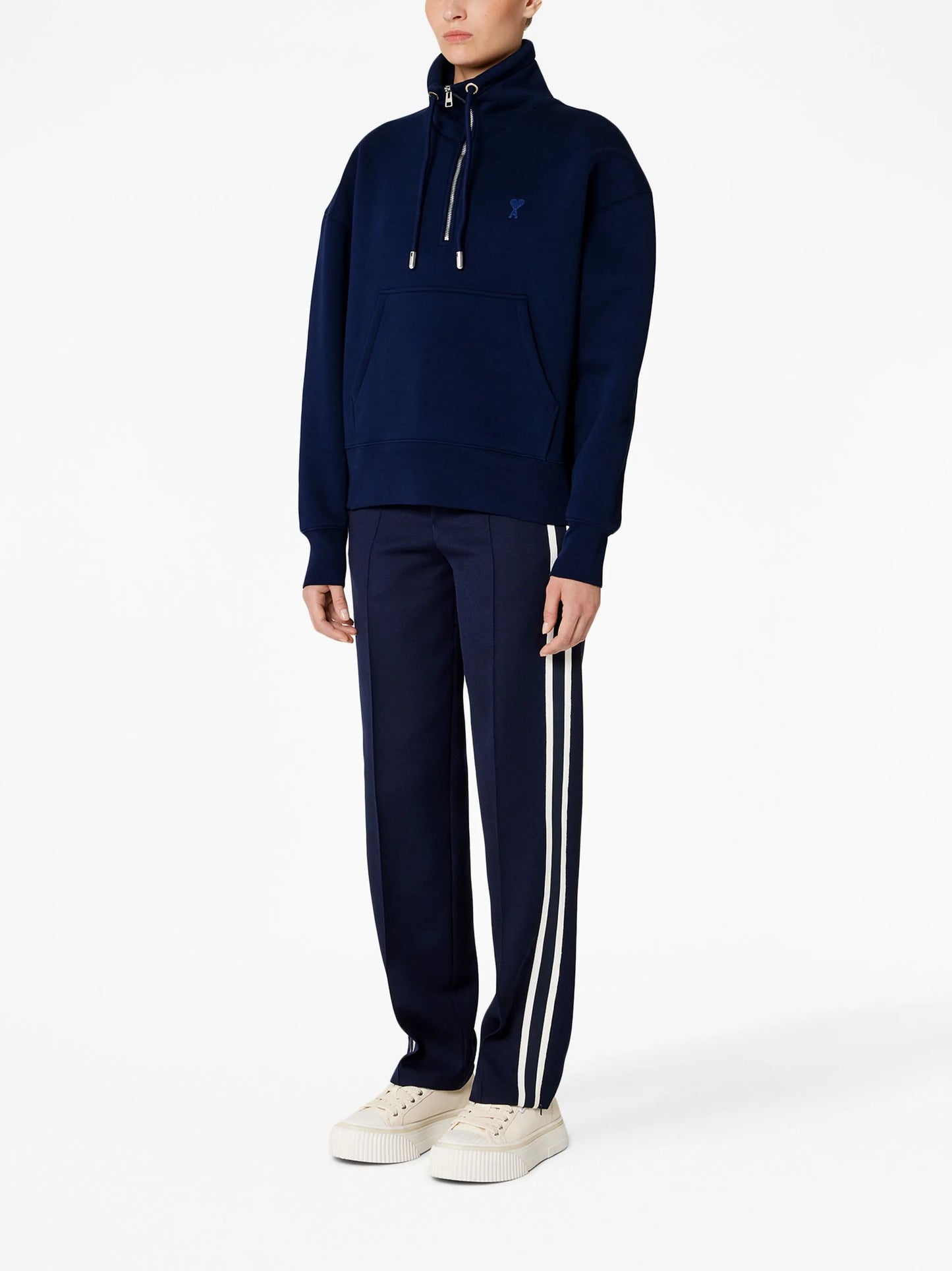 Ami de Coeur drawstring-neck sweatshirt