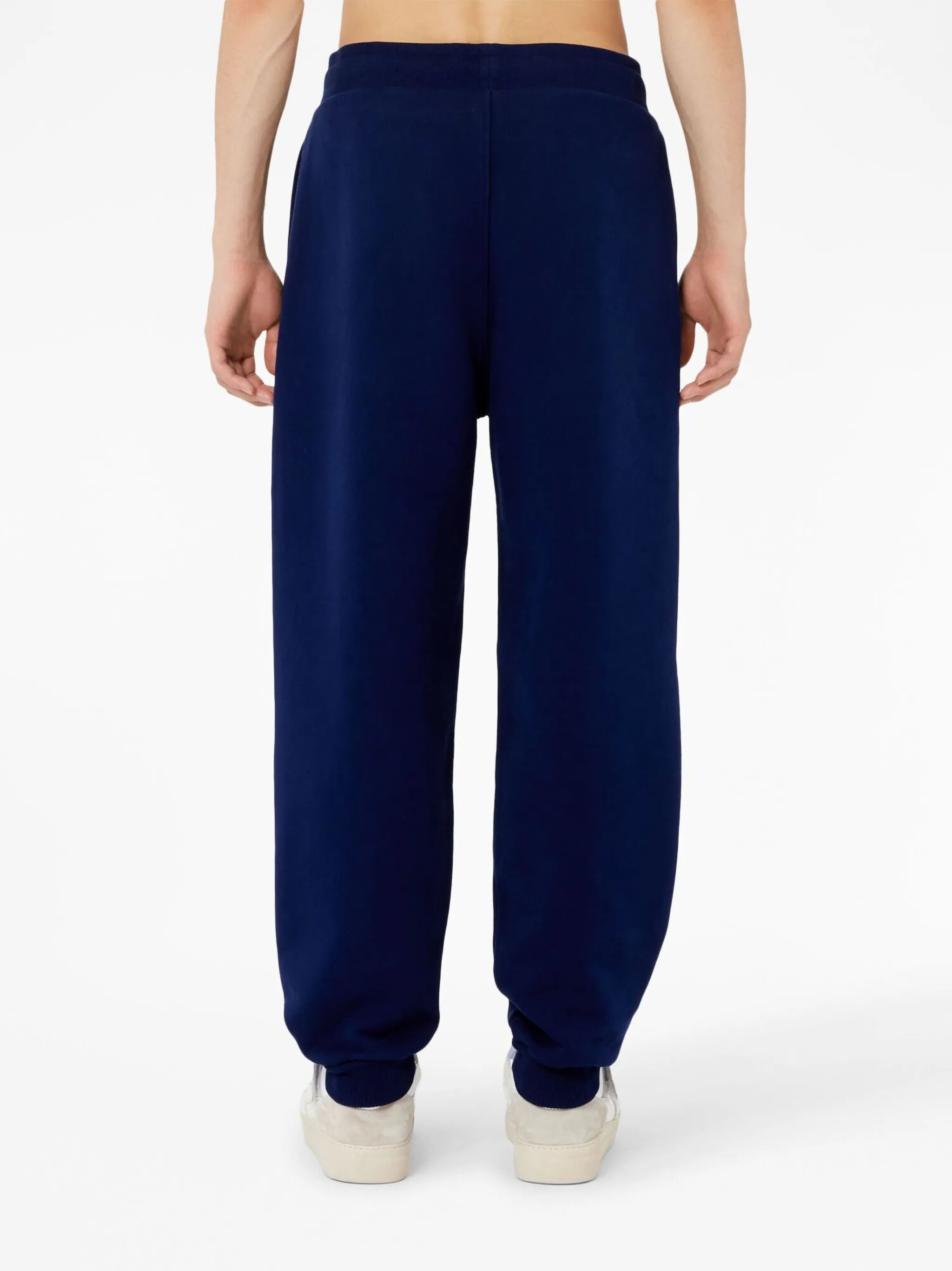 embroidered-logo cotton track pants