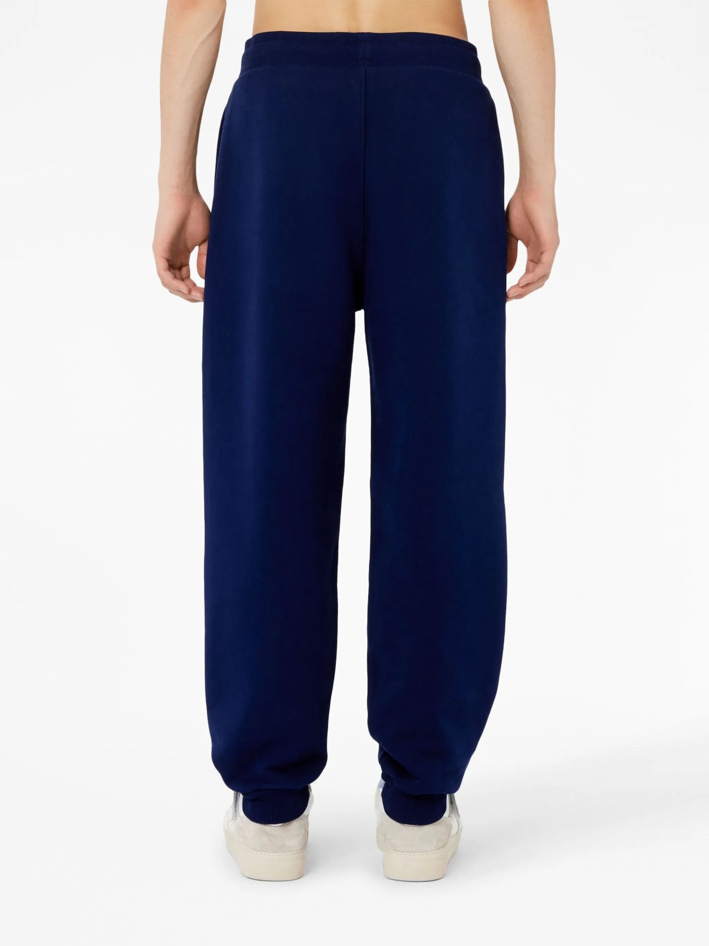 embroidered-logo cotton track pants