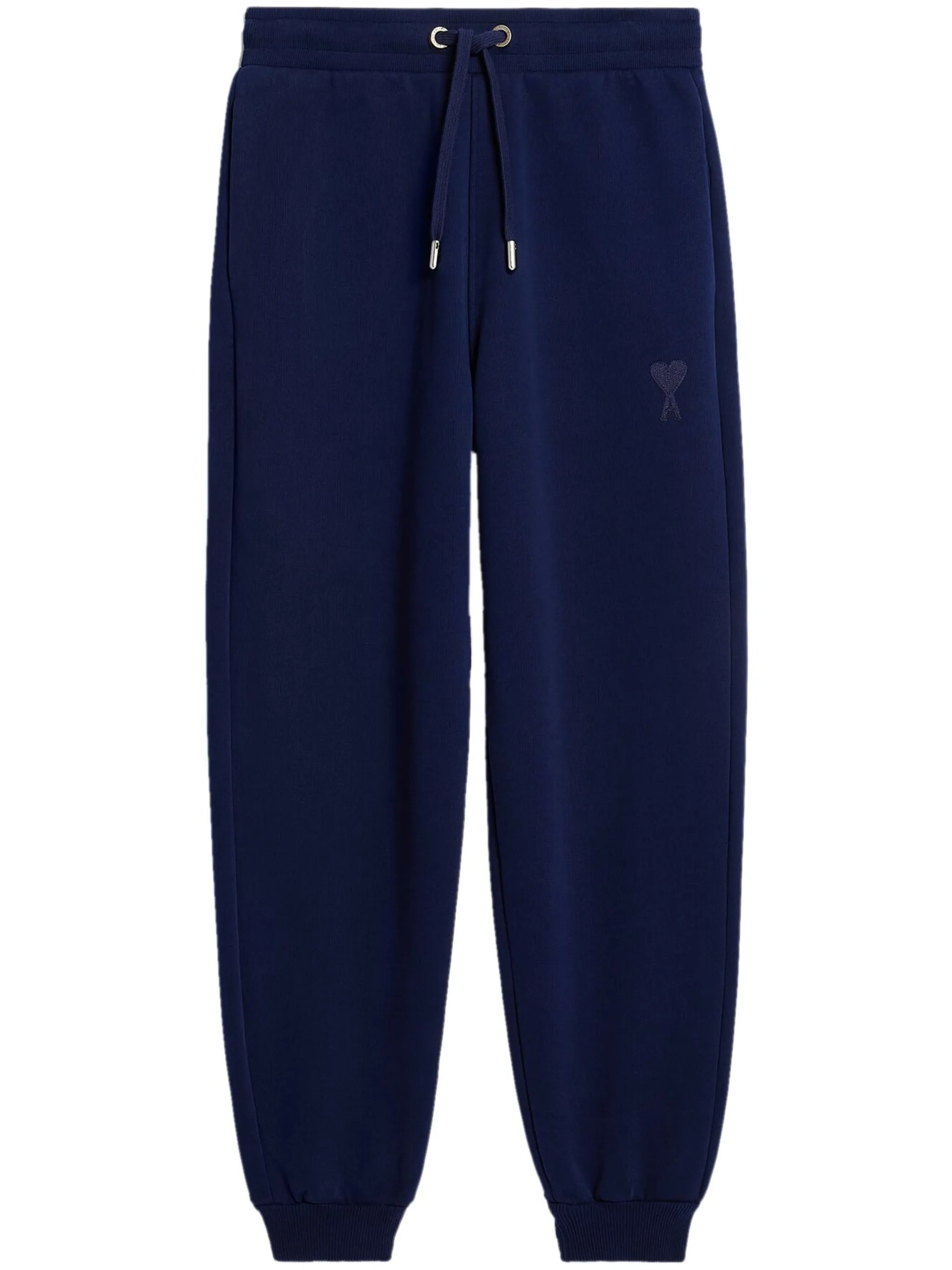 embroidered-logo cotton track pants