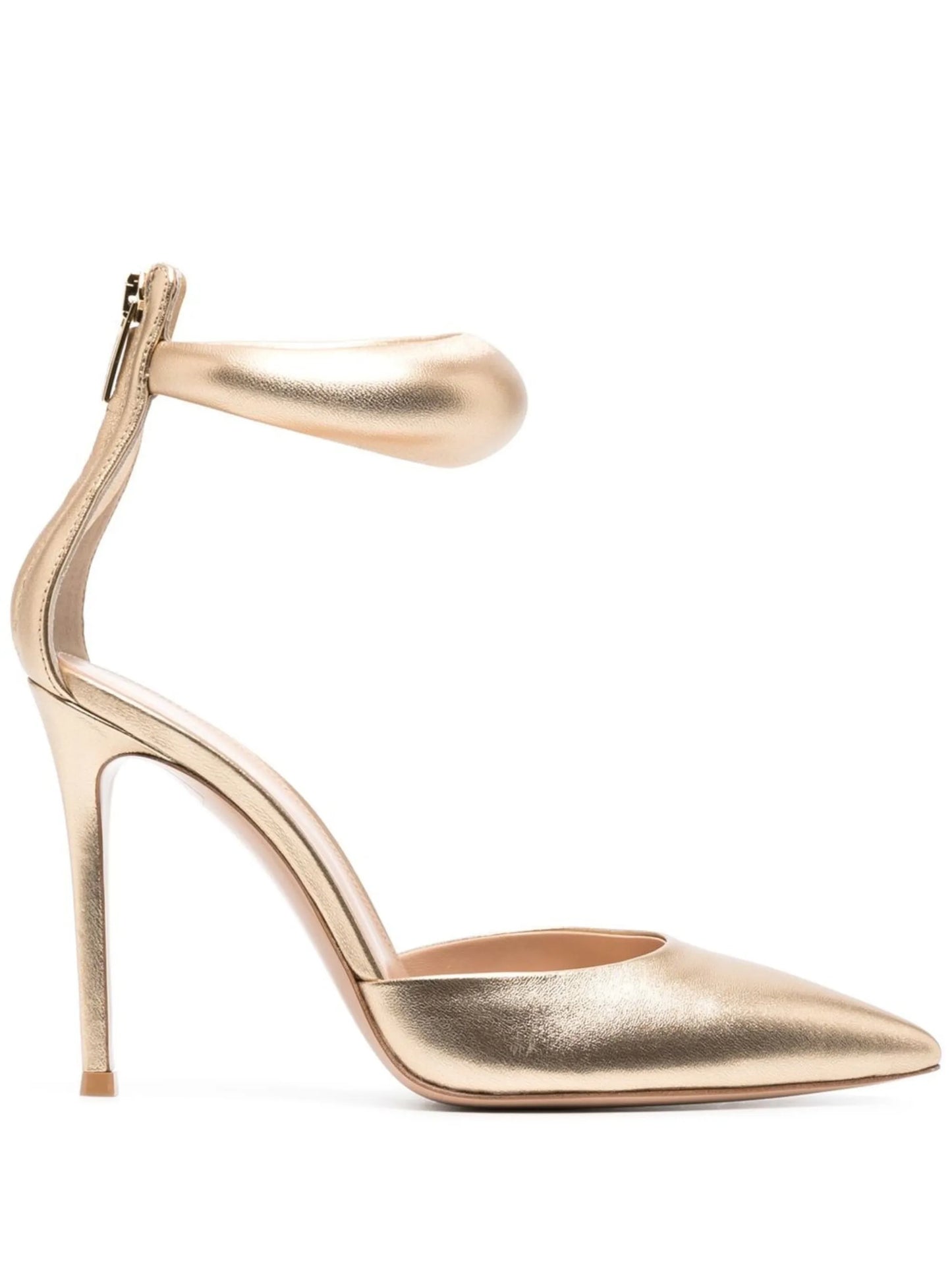 Bijoux 105mm padded-strap pumps