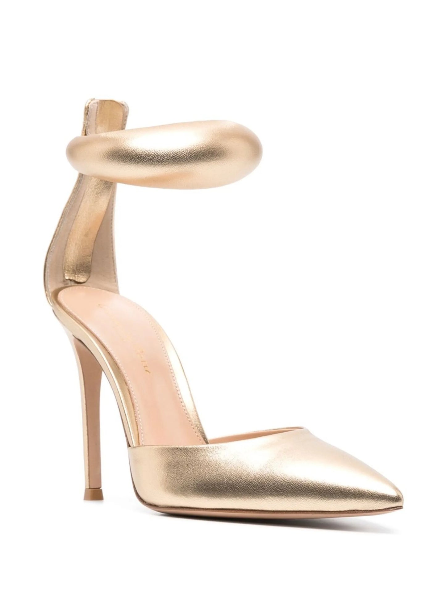 Bijoux 105mm padded-strap pumps