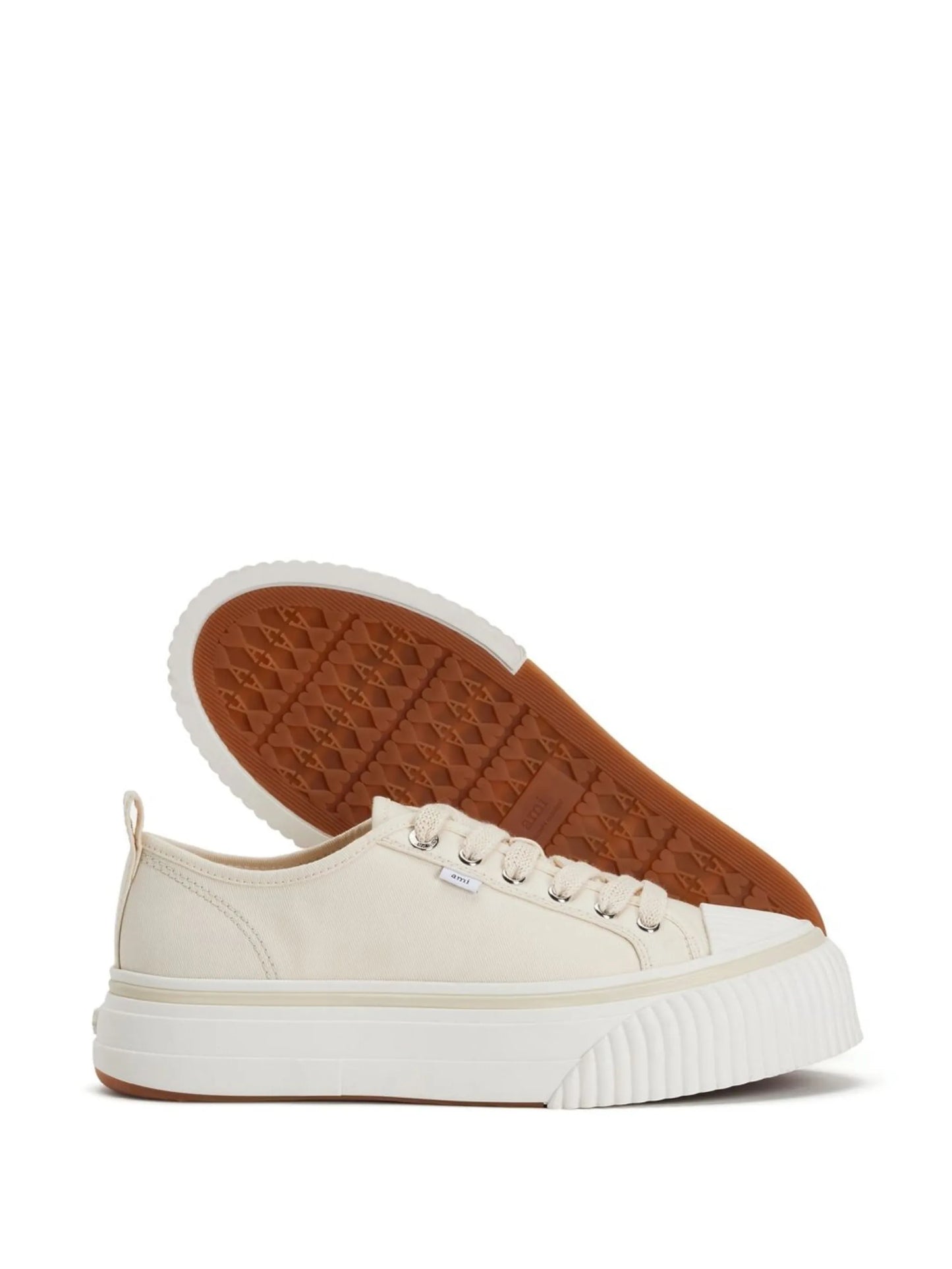 canvas low-top sneakers