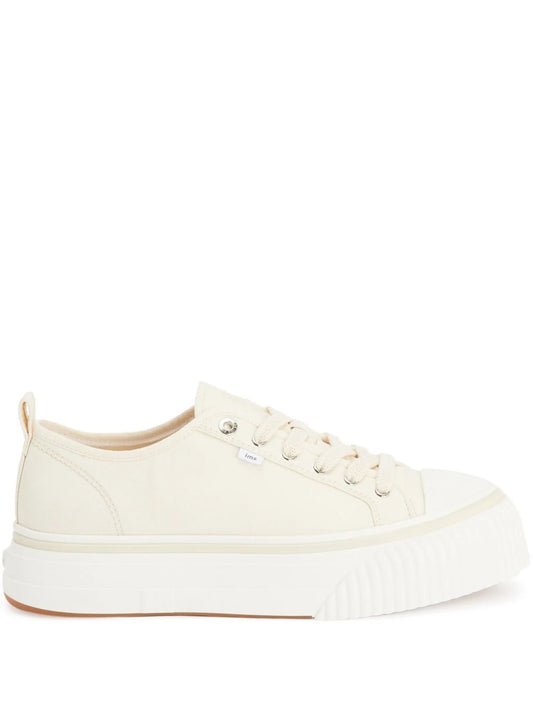 canvas low-top sneakers
