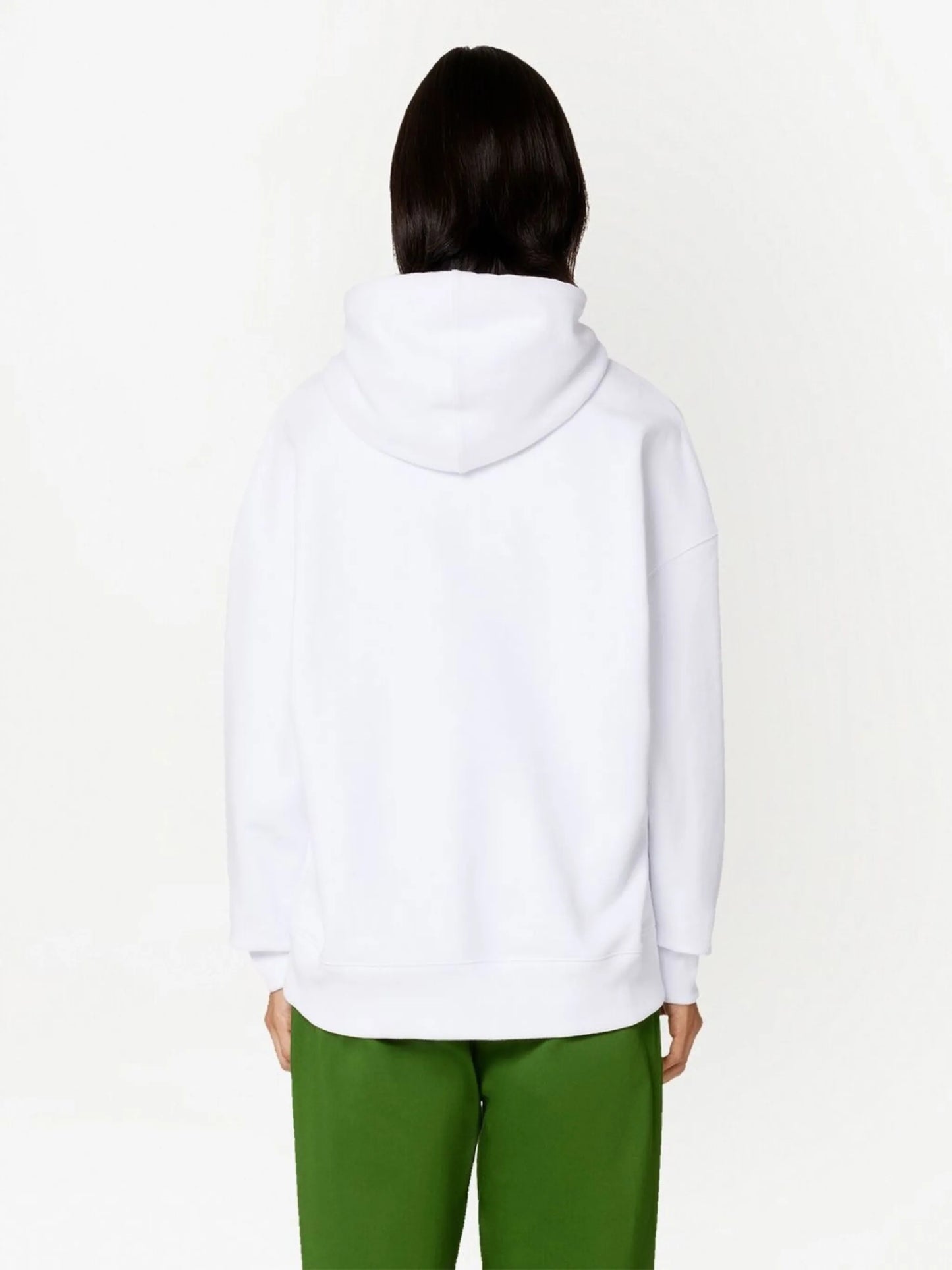 logo-print drawstring hoodie