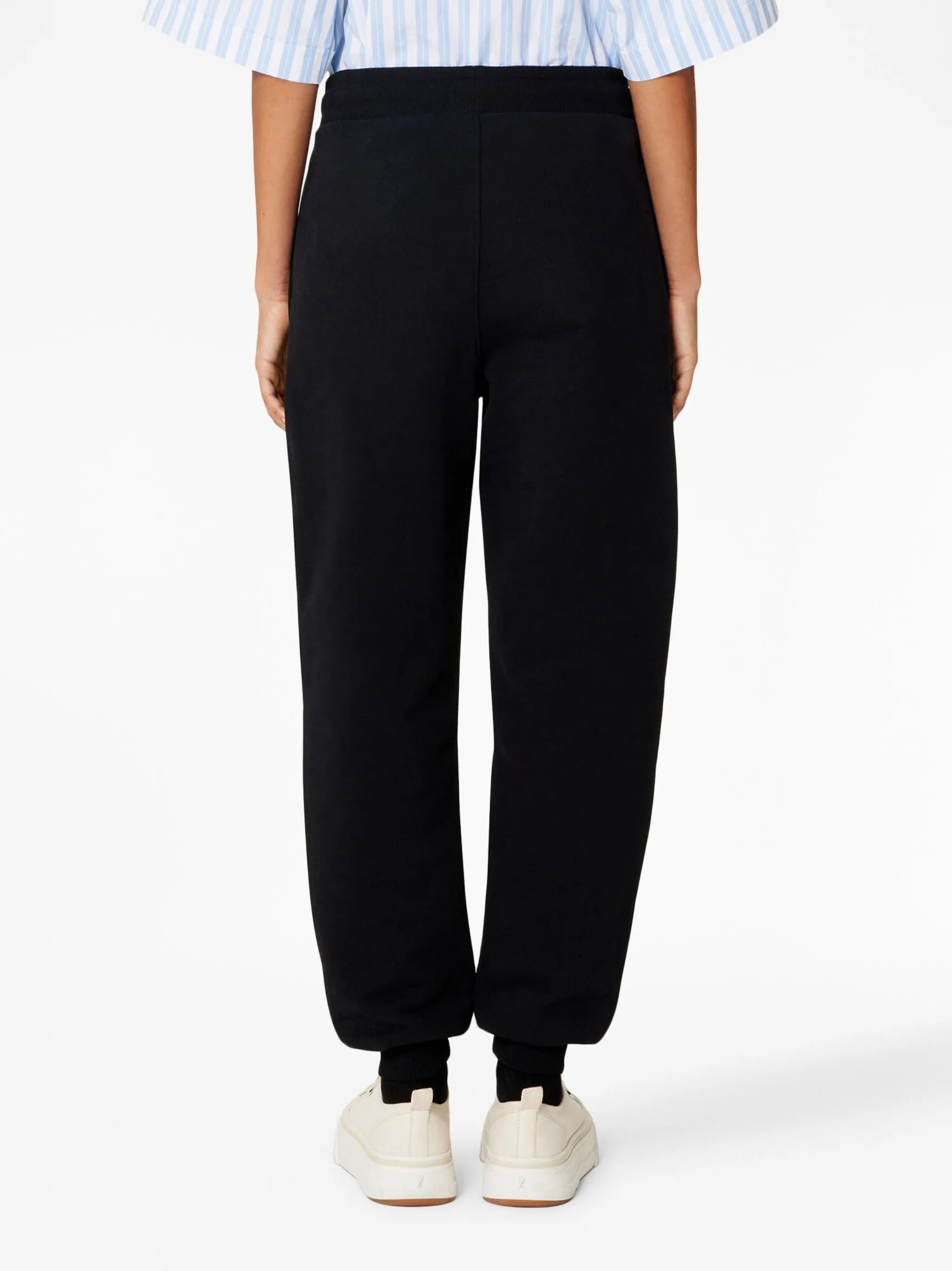 embroidered-logo cotton track pants