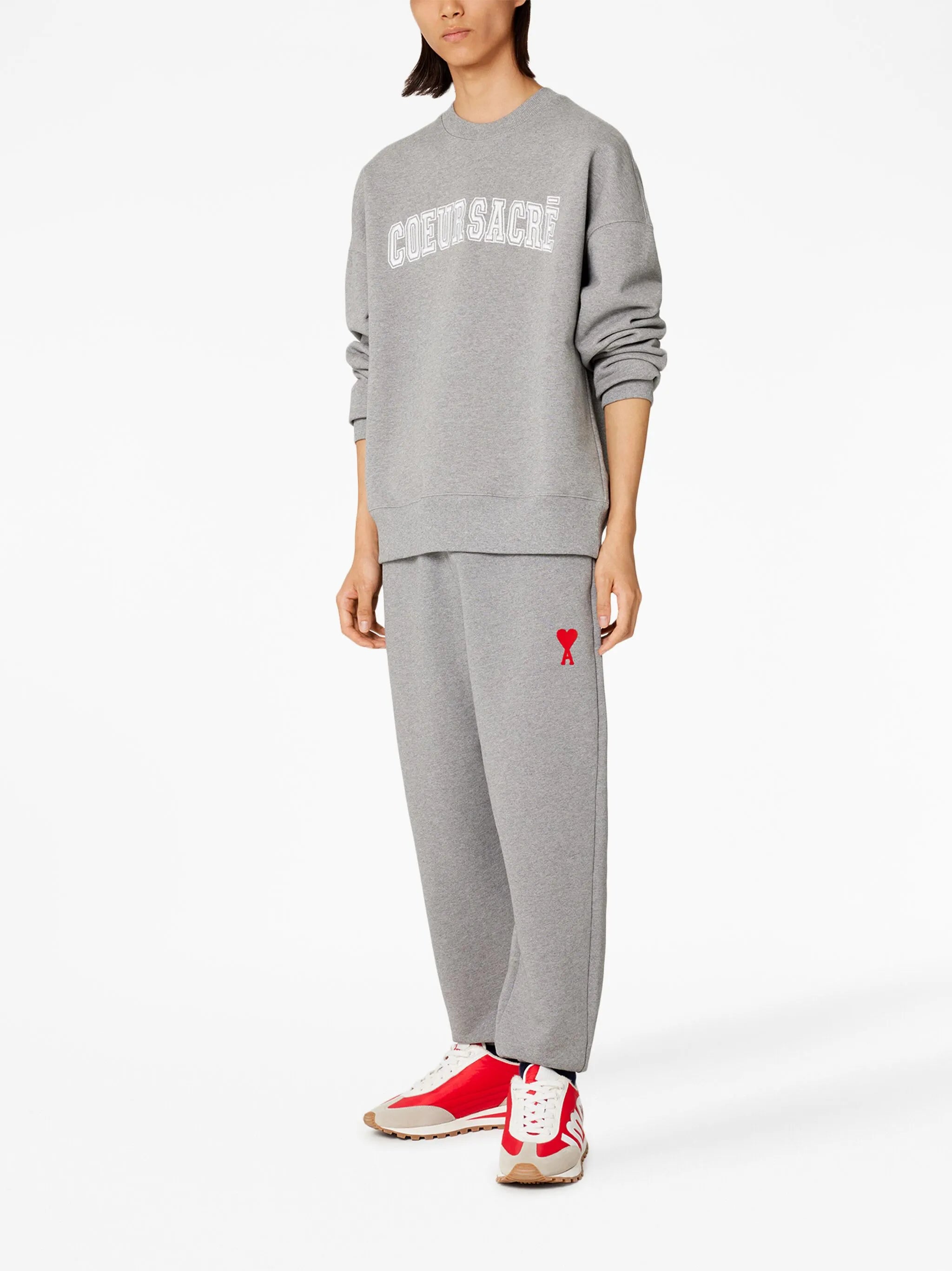 embroidered-logo track pants