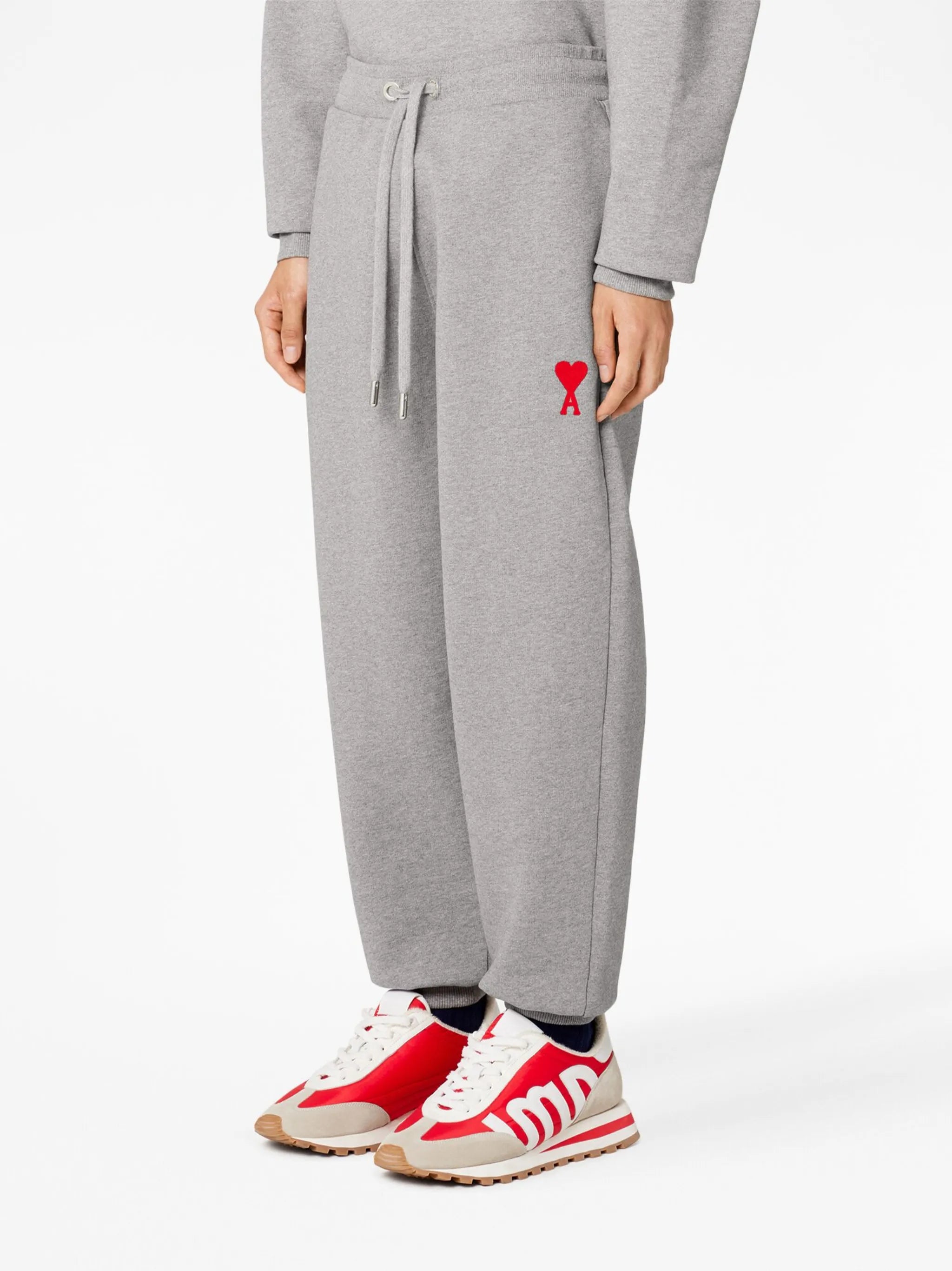 embroidered-logo track pants