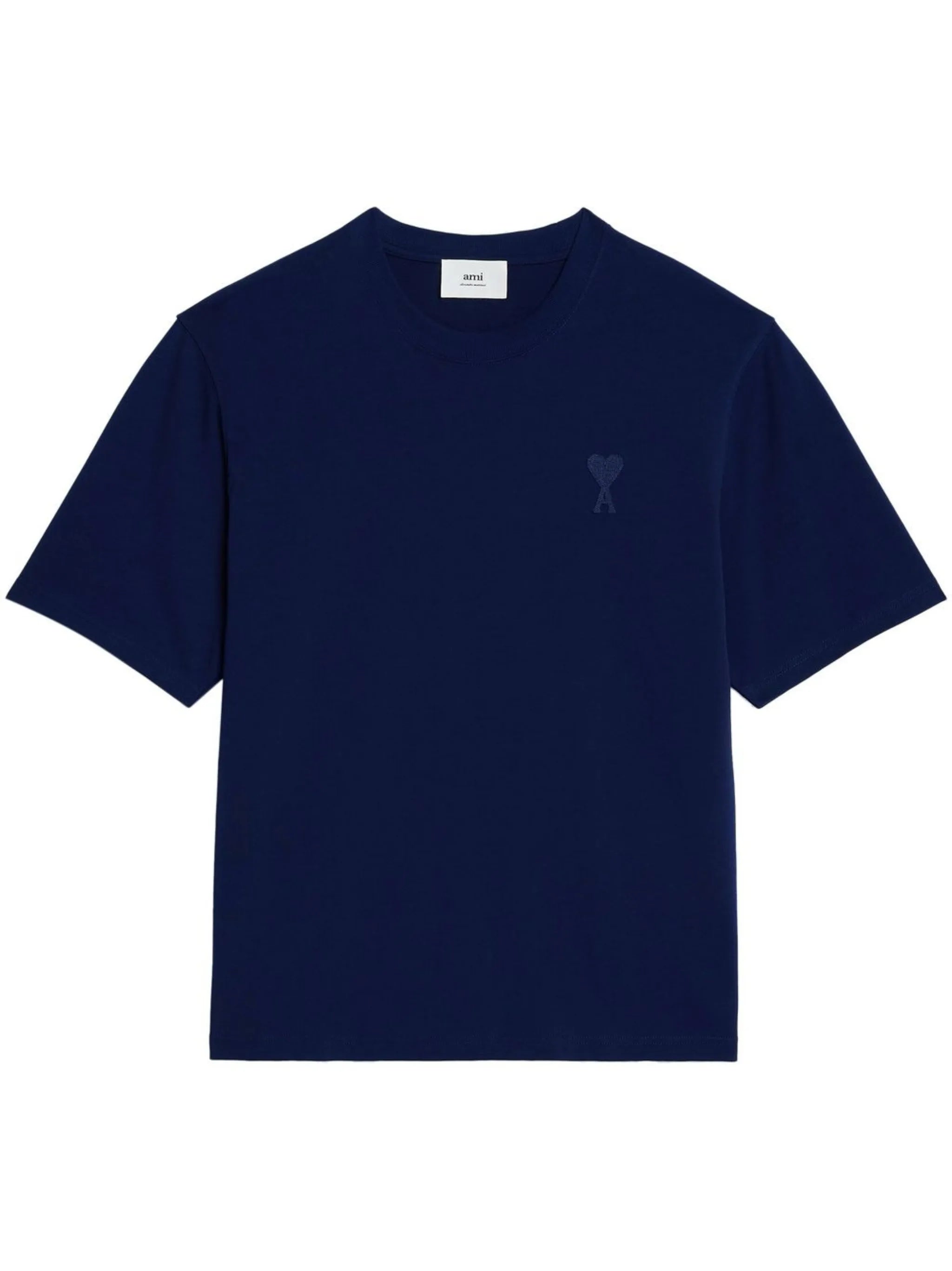 logo-stamp organic-cotton T-shirt